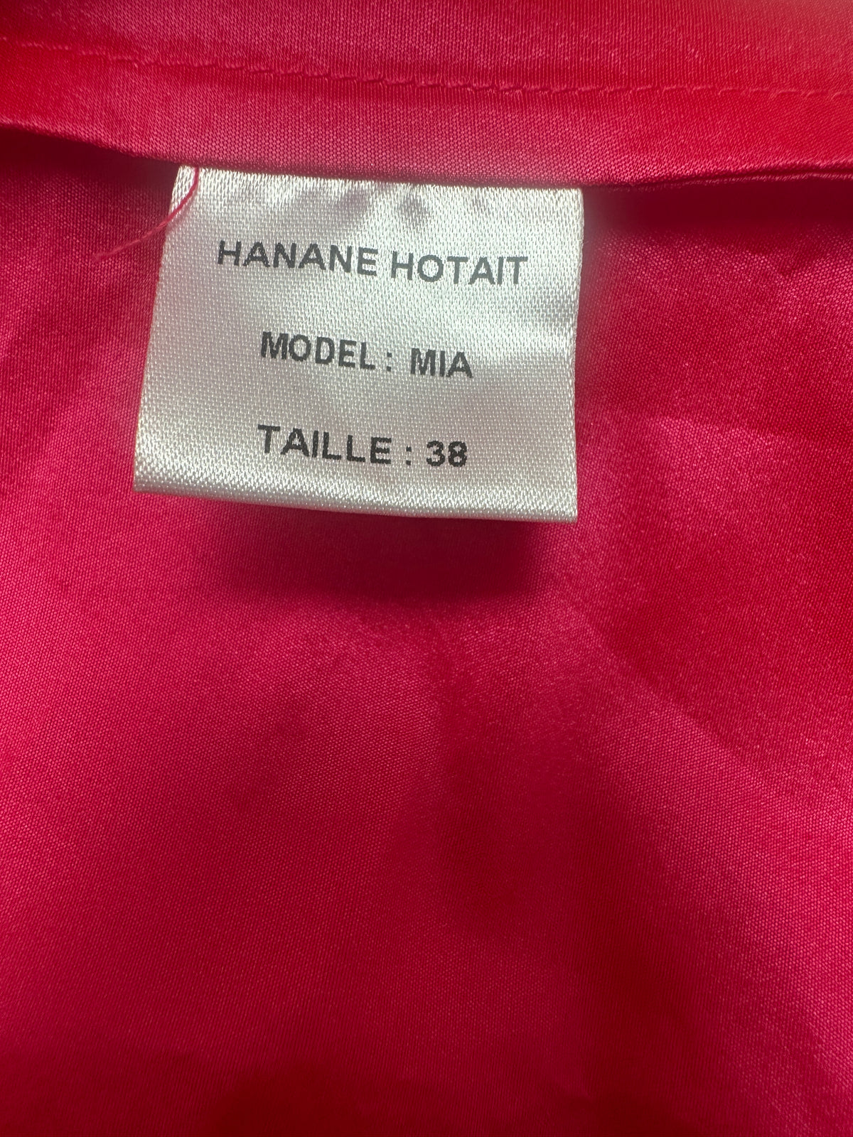 Hanane Hotait X Soraya Bakhtiar pink Mia blouse - size 38