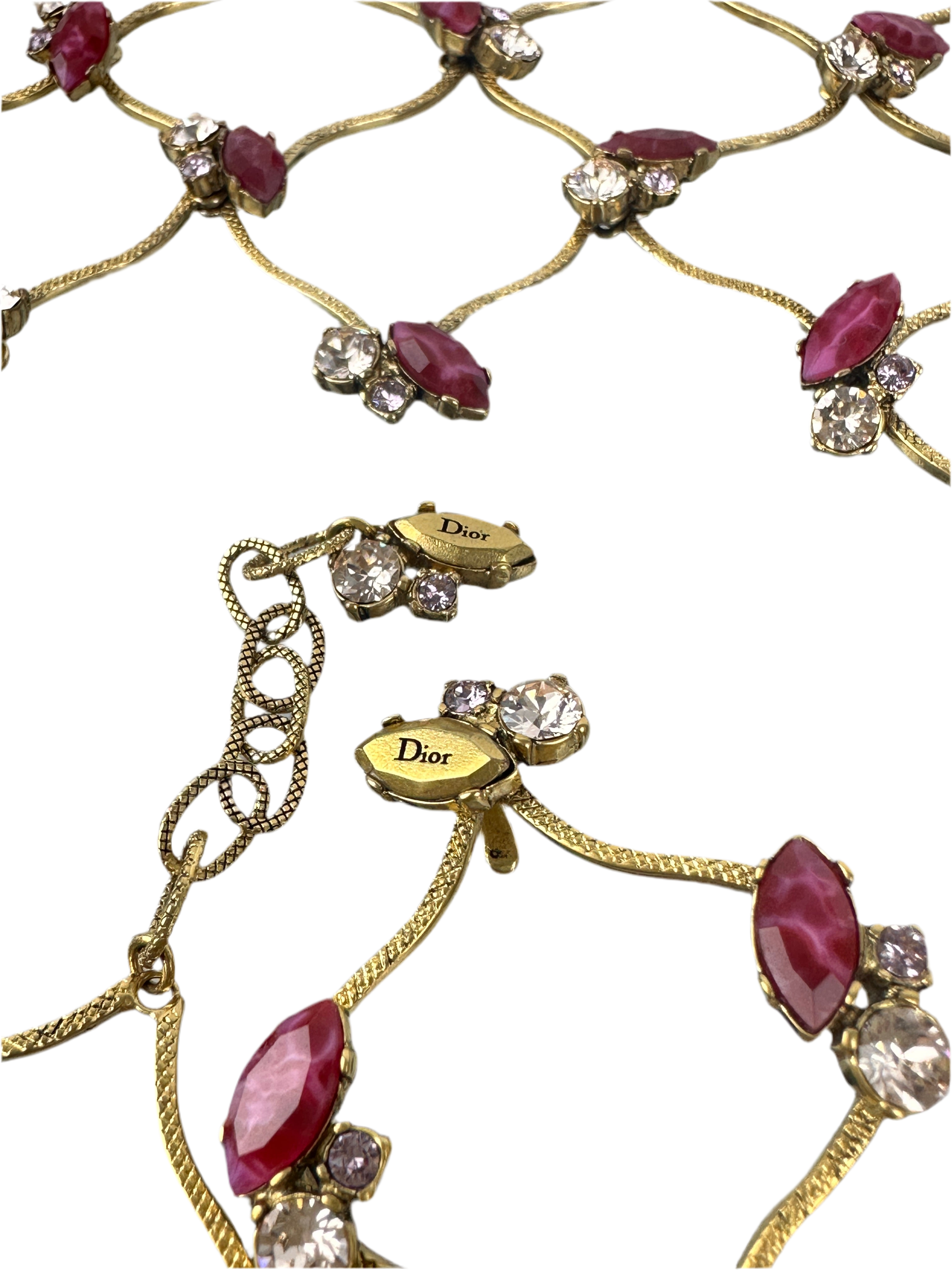 Dior crystal necklace