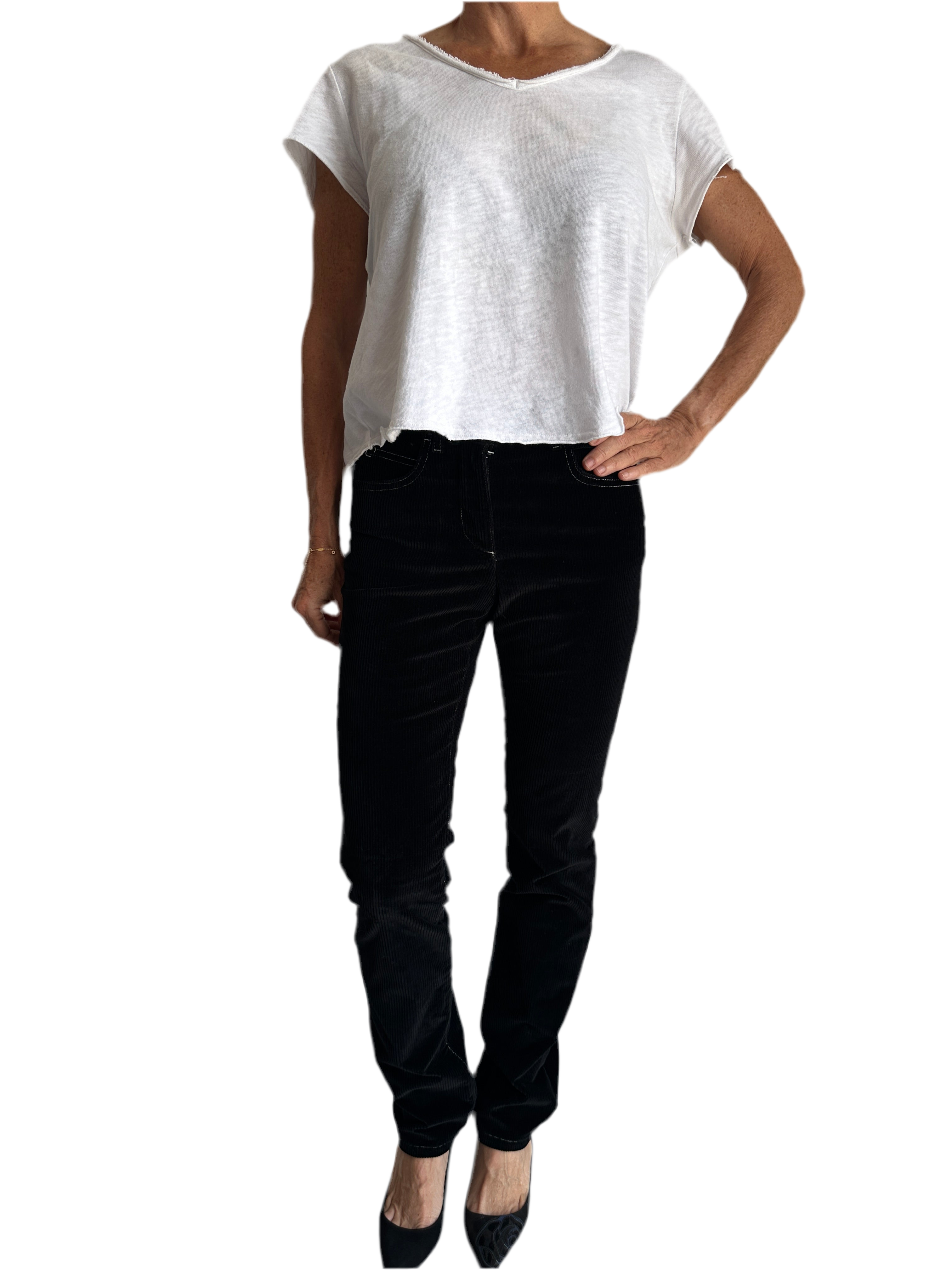 Chanel tweed Corduroy pants - size 34