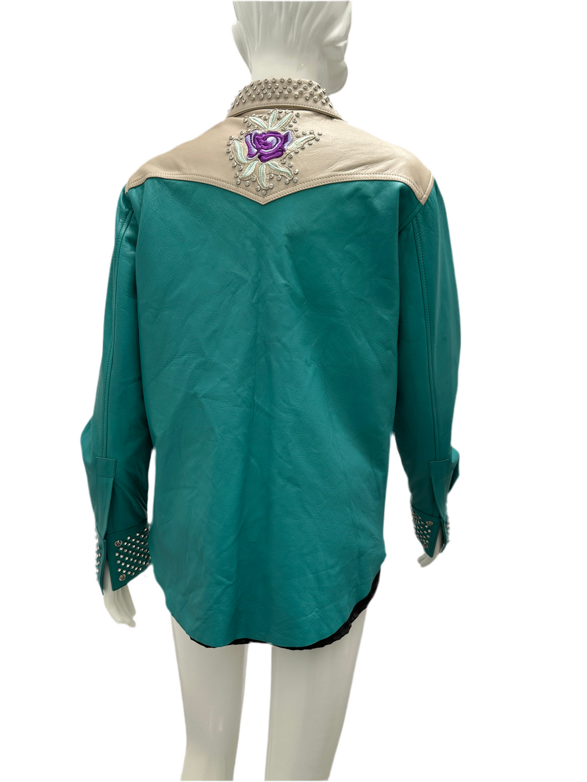 Dancassab leather shirt - size 38