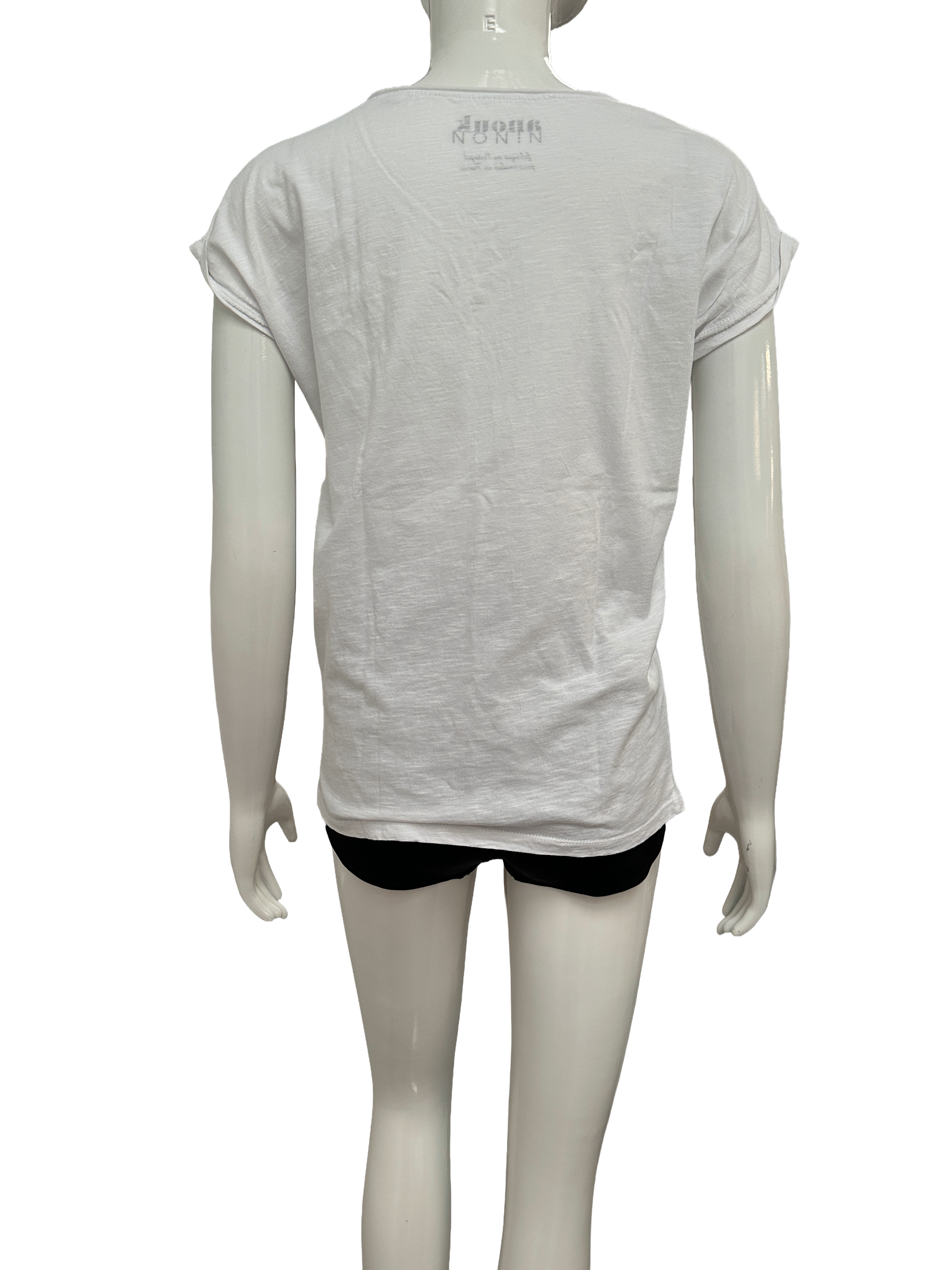 Anouk Nonin white tee shirt "la petite cannoise" - size 36