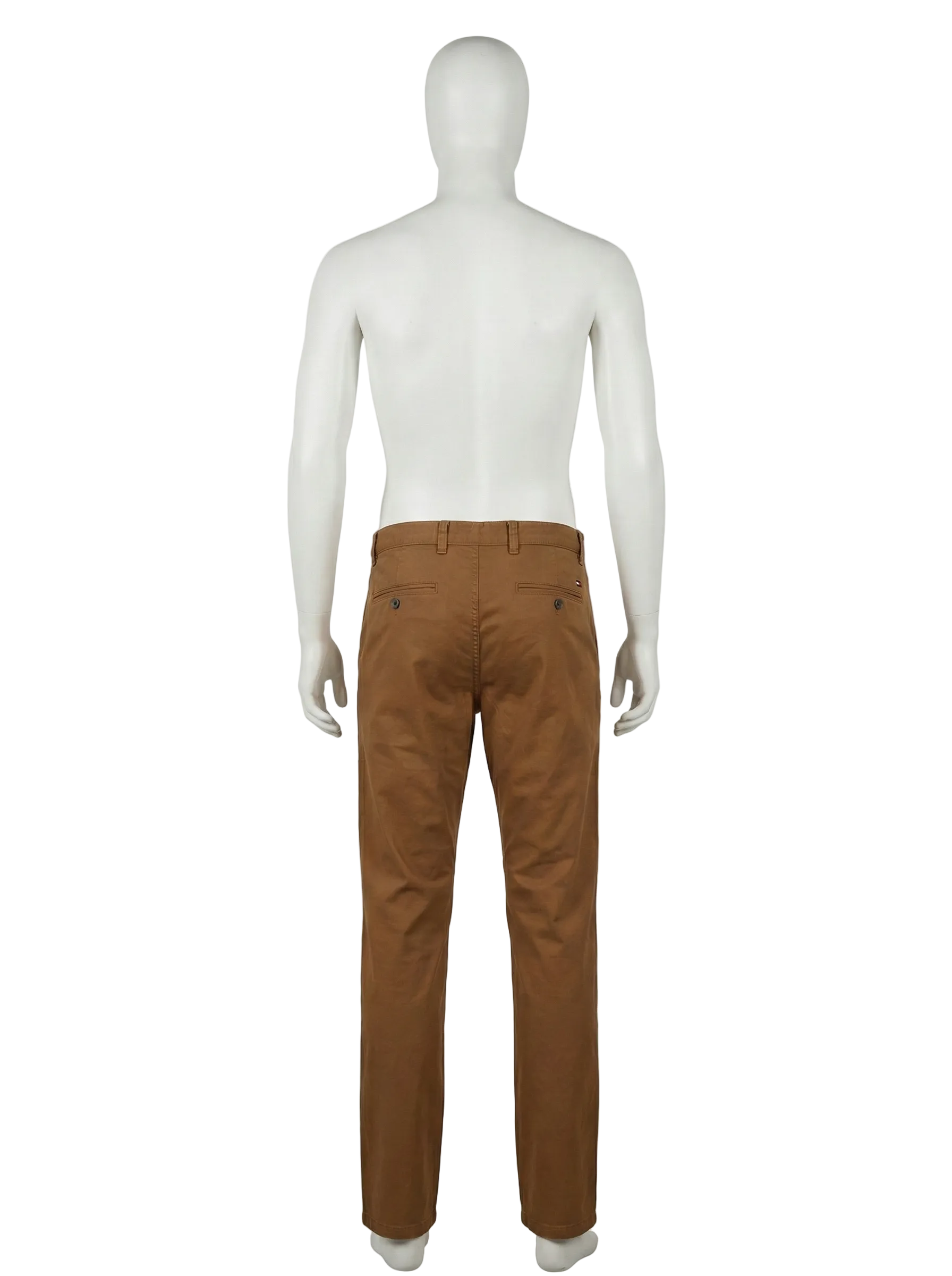 Tommy Hilfiger camel cotton chino trousers - size L