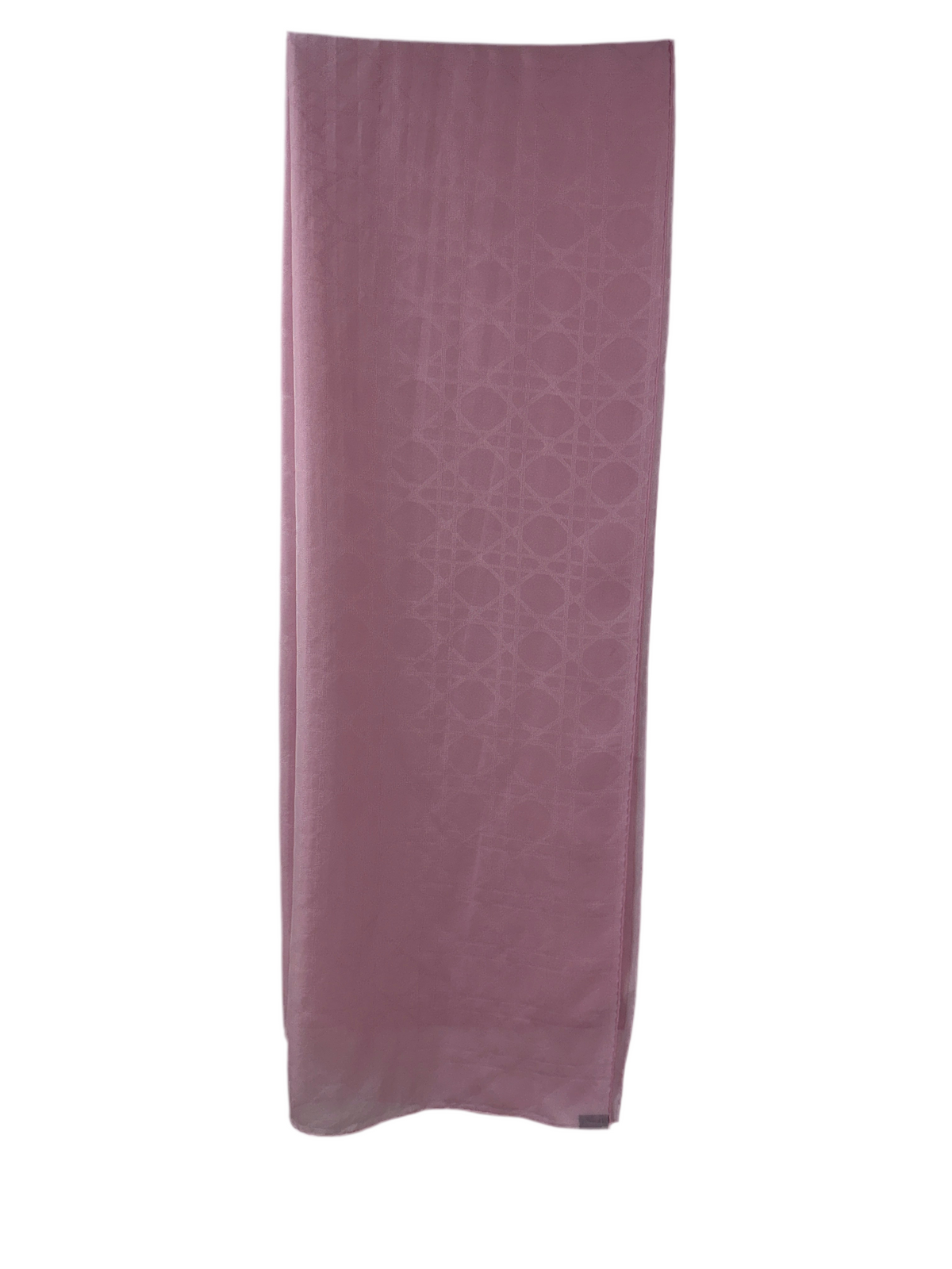 Dior pink stole with pink motif