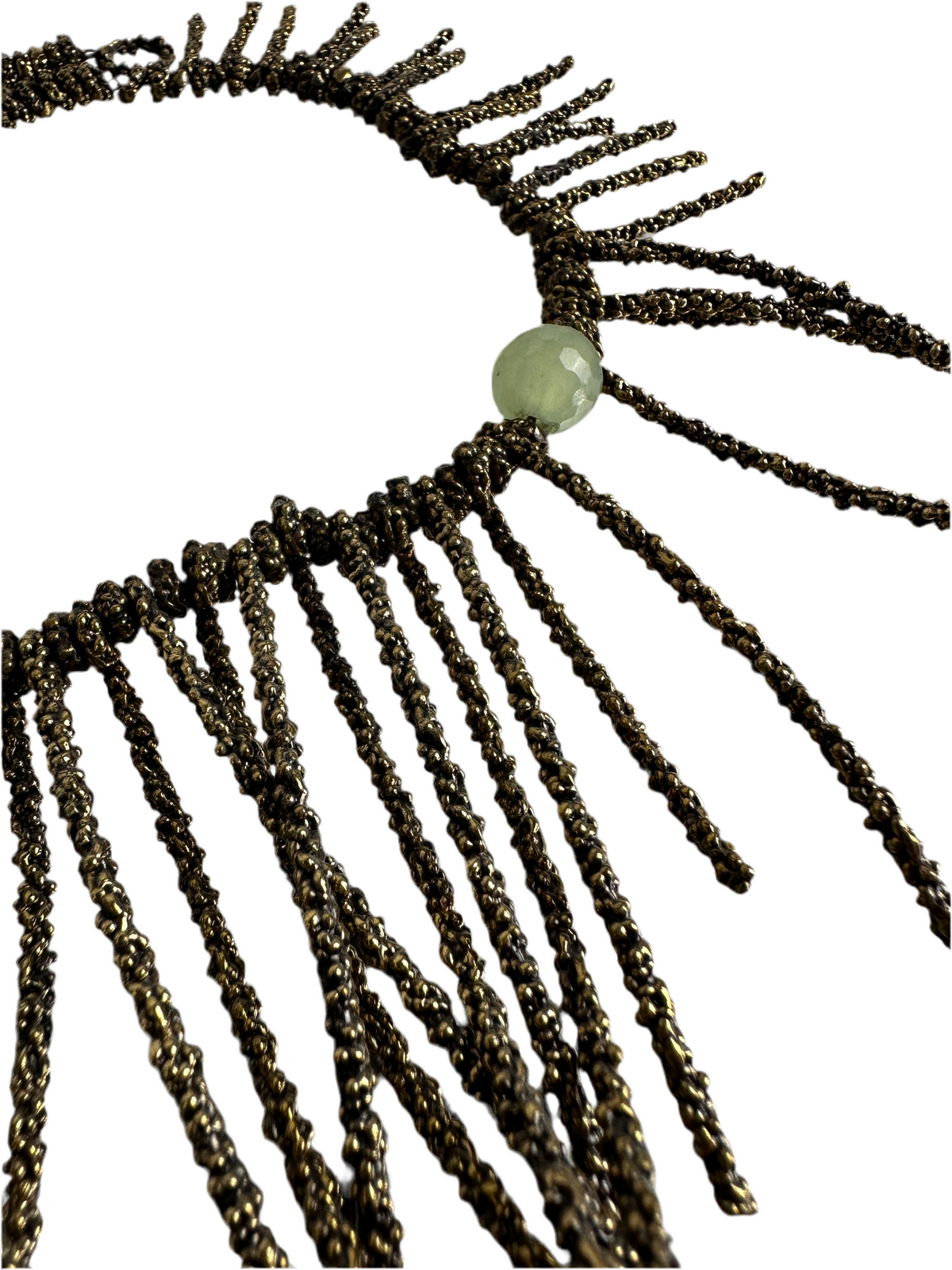 Daniela de Marchi fringe necklace BBR new jade