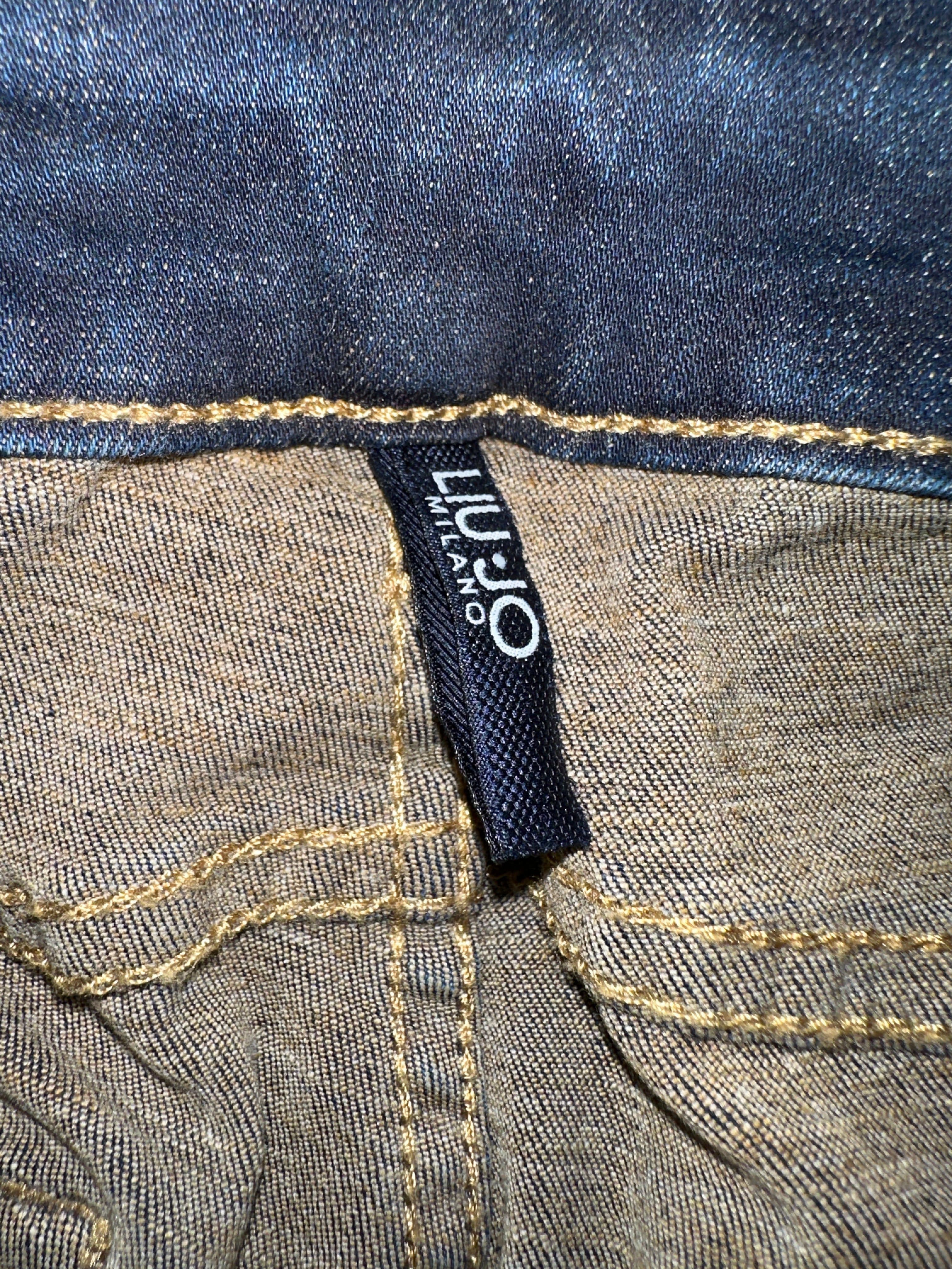 Liu.Jo denim pants with side sequin line - size 34