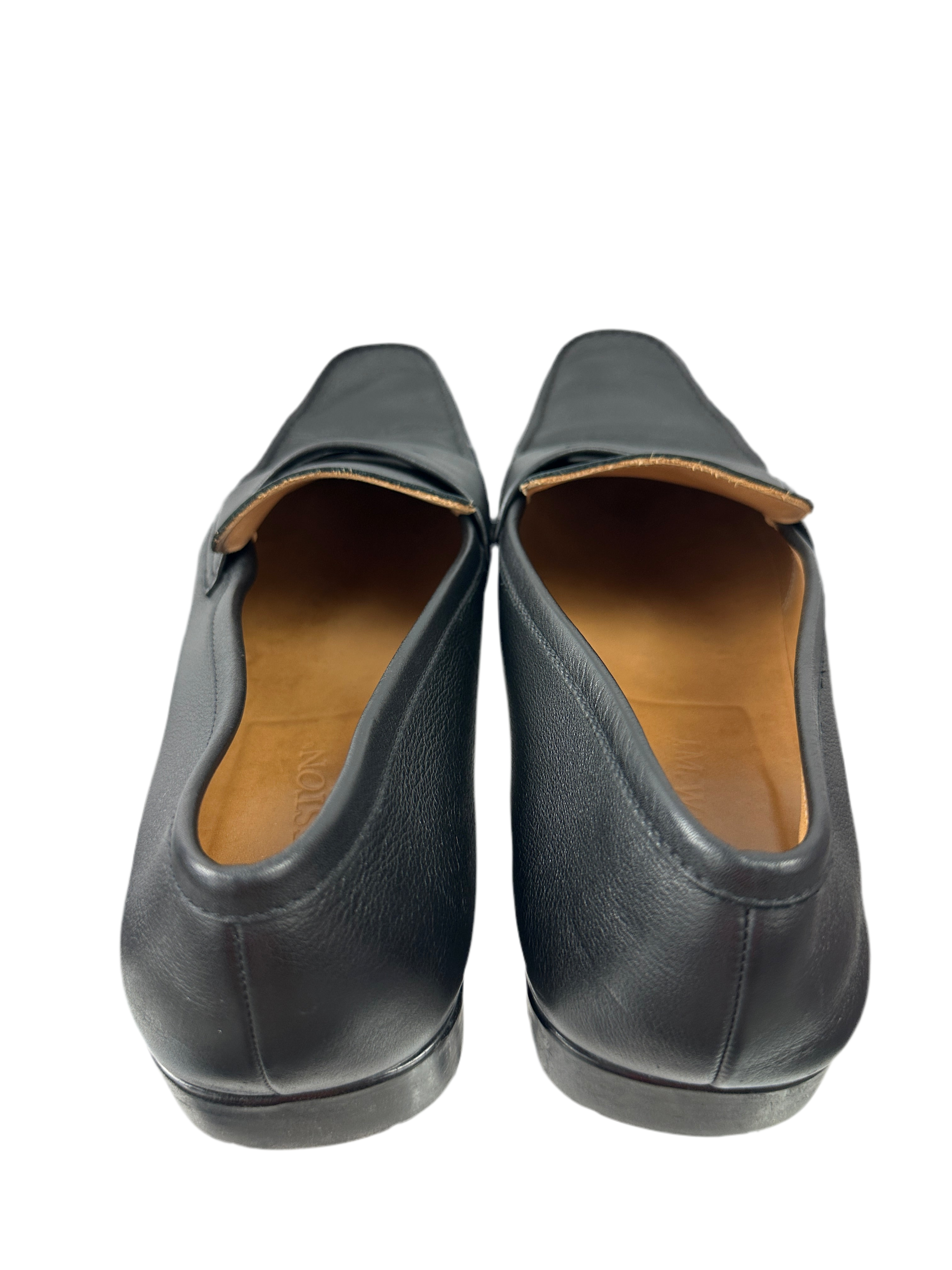 J.M Weston leather loafers - size 42