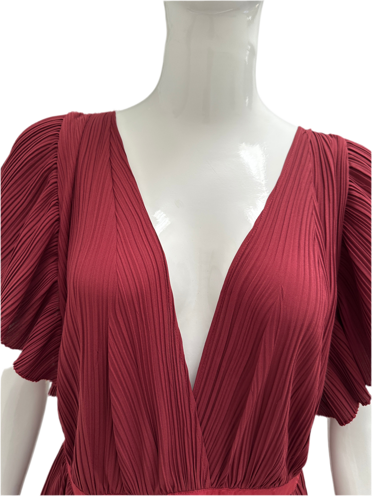 Elisabetta Franchi burgundy cocktail dress - size 40IT