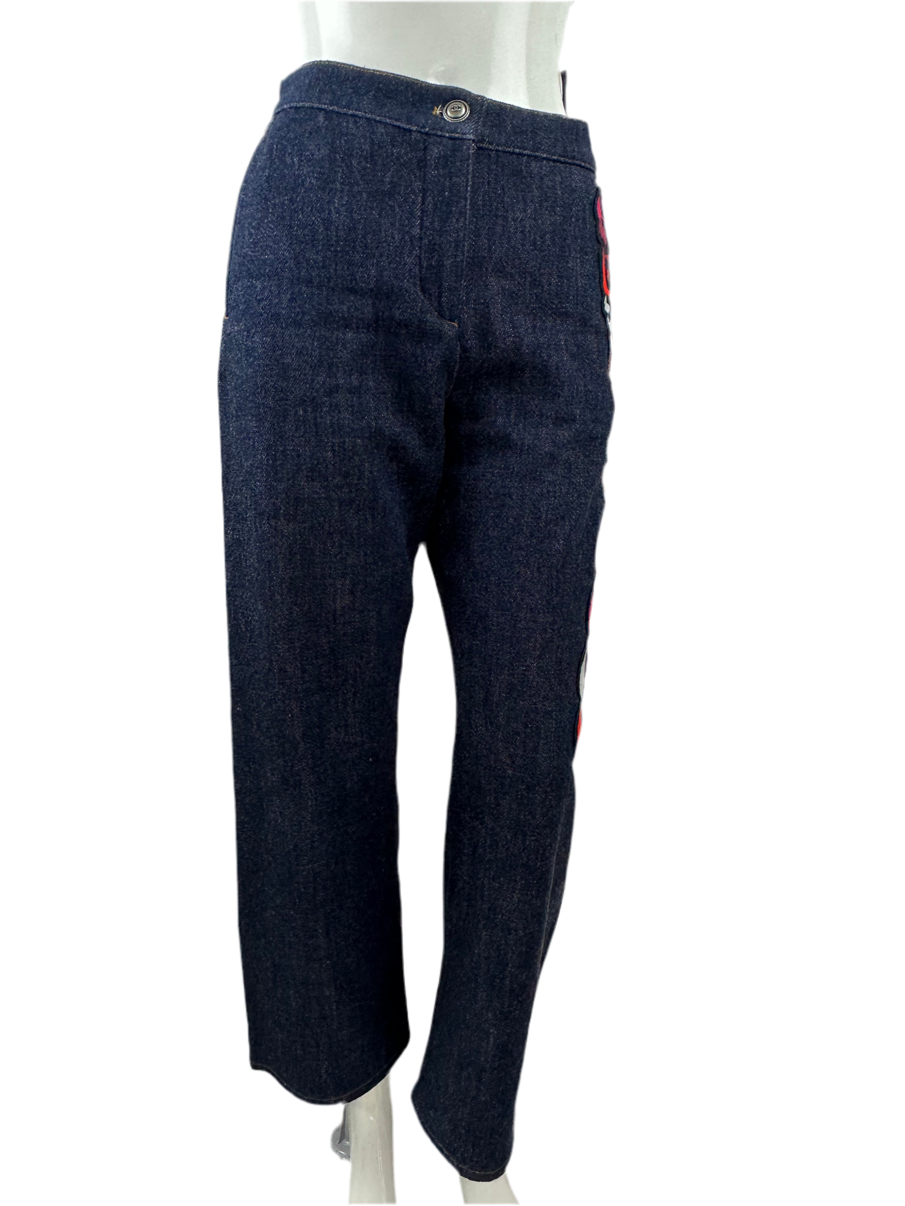 Chanel Blue jeans Gabrielle Coco - size 34FR – Avant Garde DXB