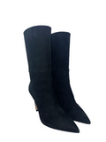 Dior suede midcalf heel boots - size 36.5