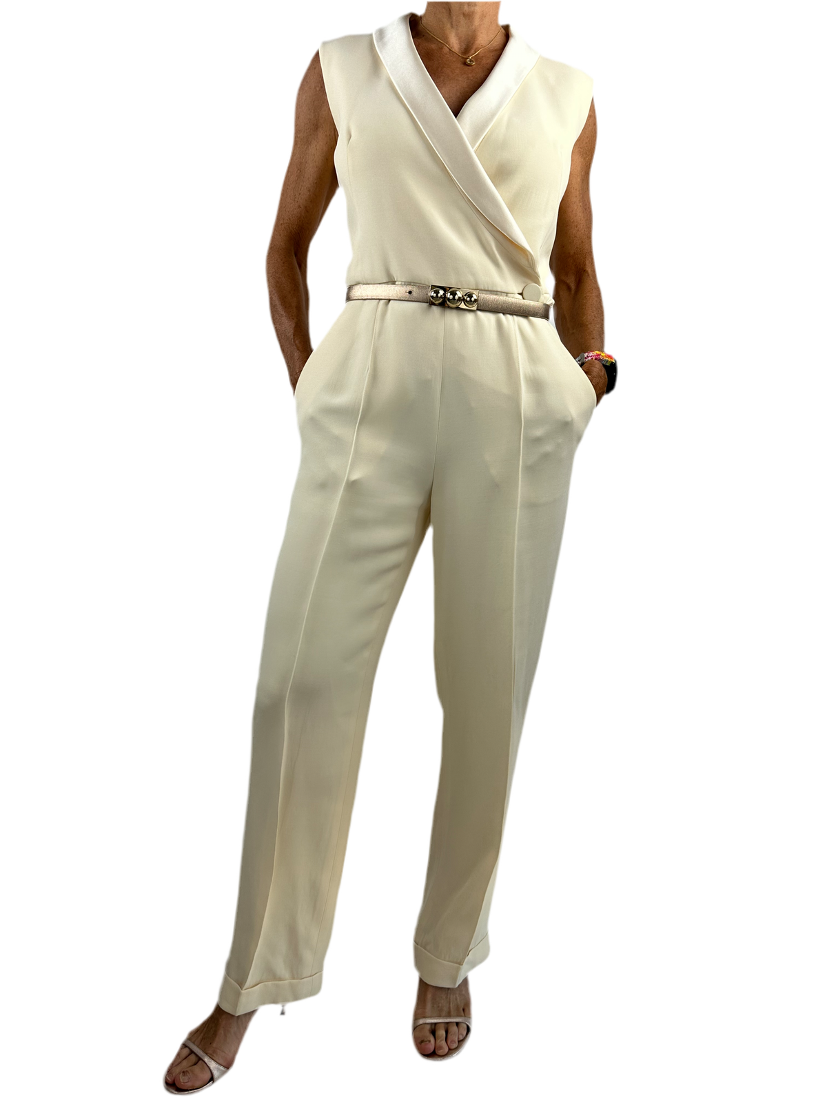 Dior beige jumpsuit - size 36