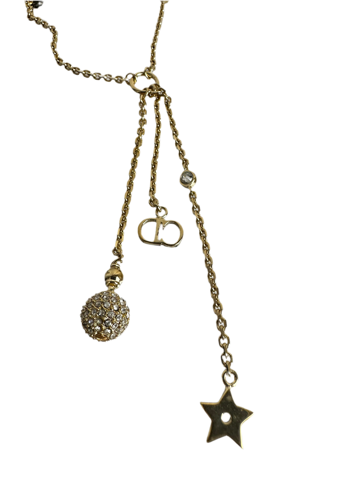 Dior necklace with star and strass