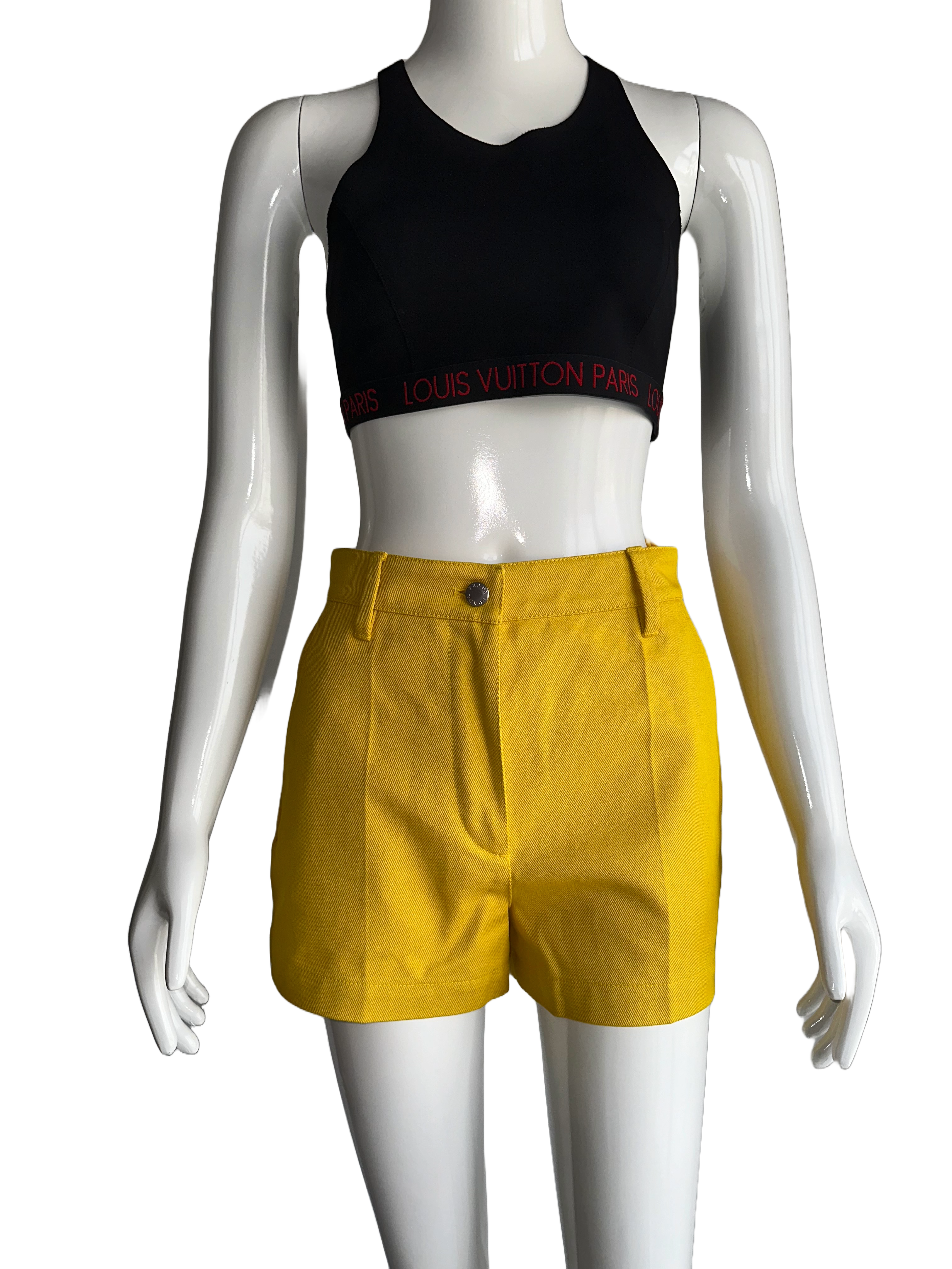 Prada yellow shorts - size 36