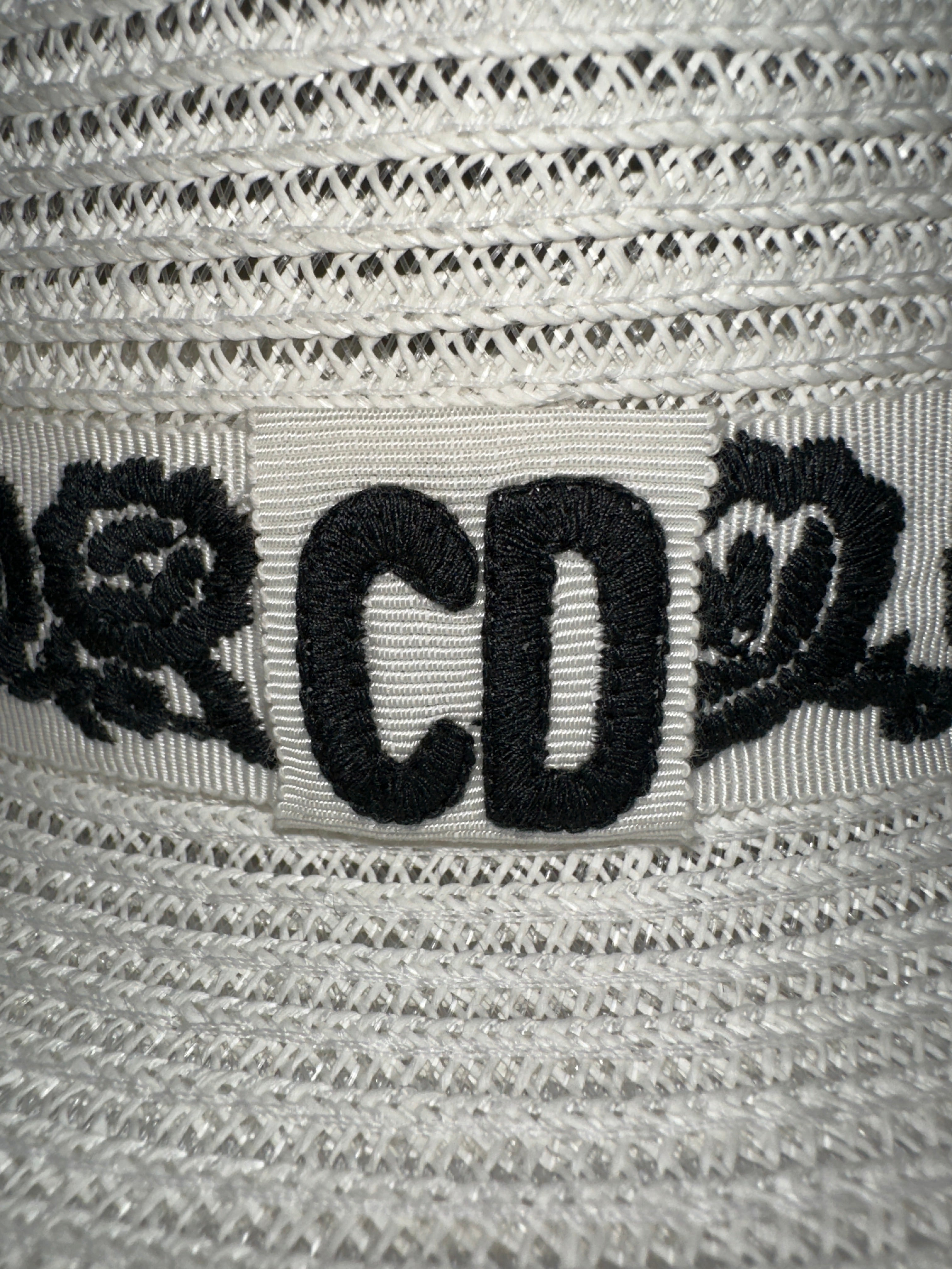 Dior mexican embroidery straw hat - size 57