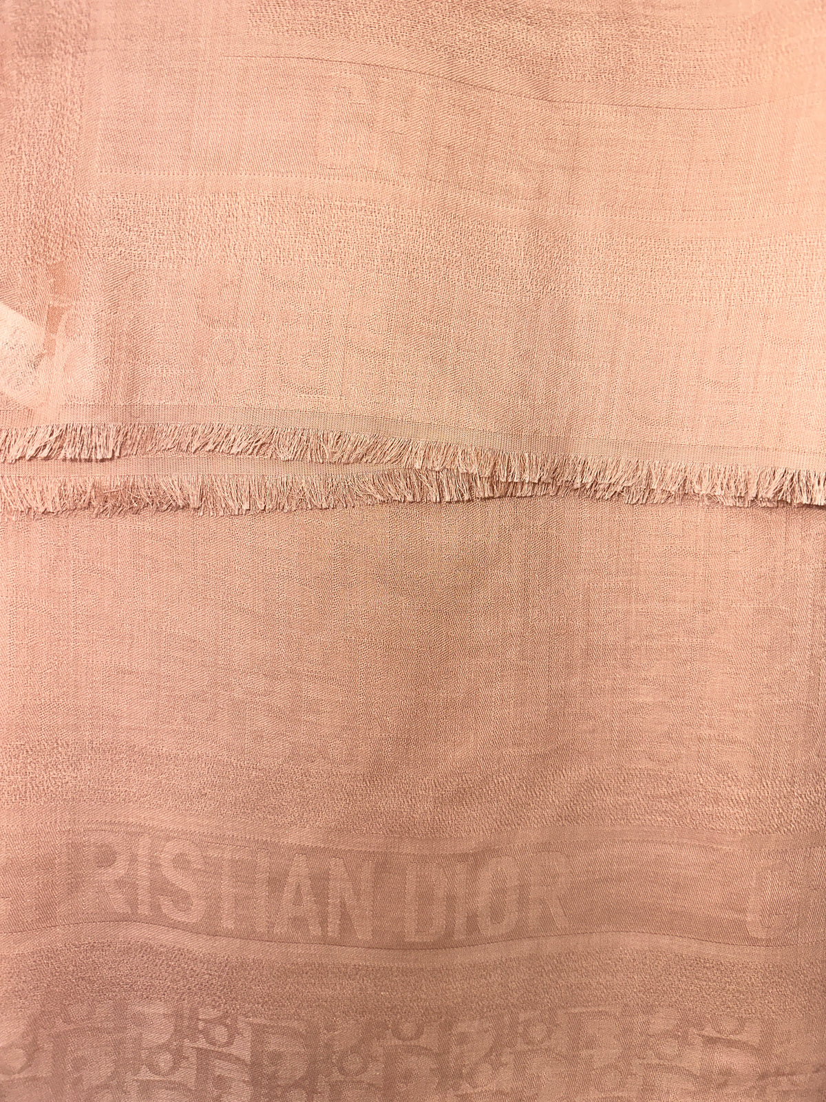 Dior pink oblique shawl