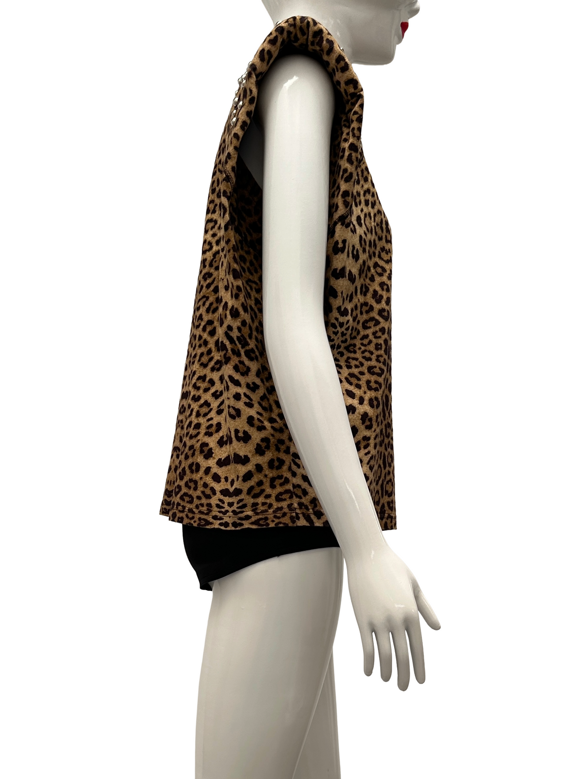 Laurence Bras leopard sleeveless top - size 38