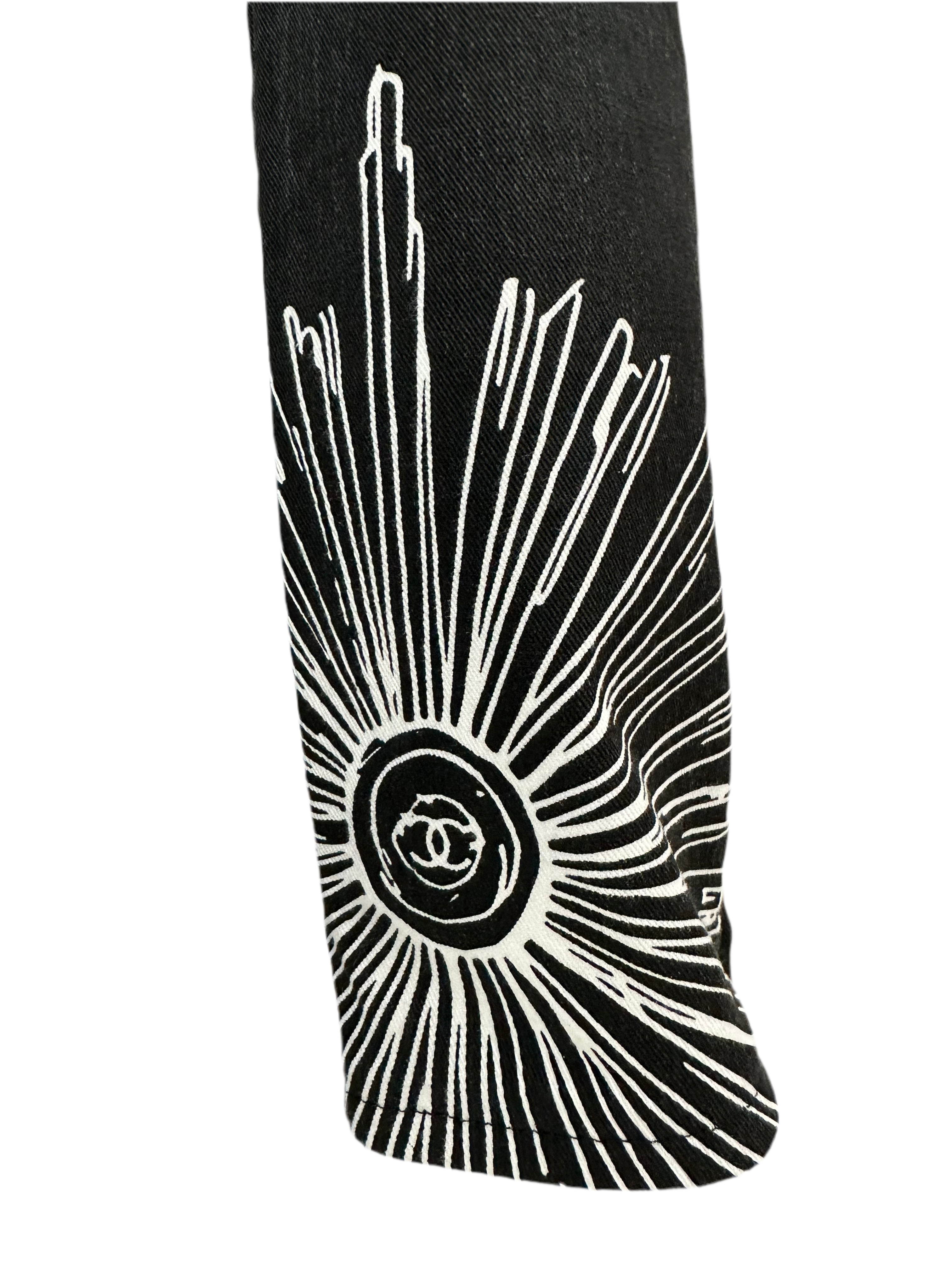 Chanel straight jeans 22 Cruise collection - size 34
