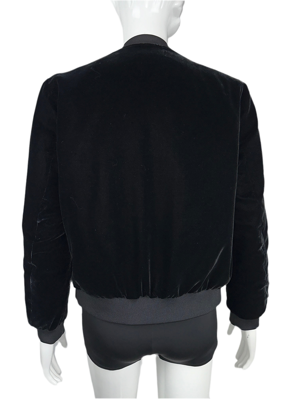 Comptoir des cotonniers imitation velvet bomber jacket - size 34