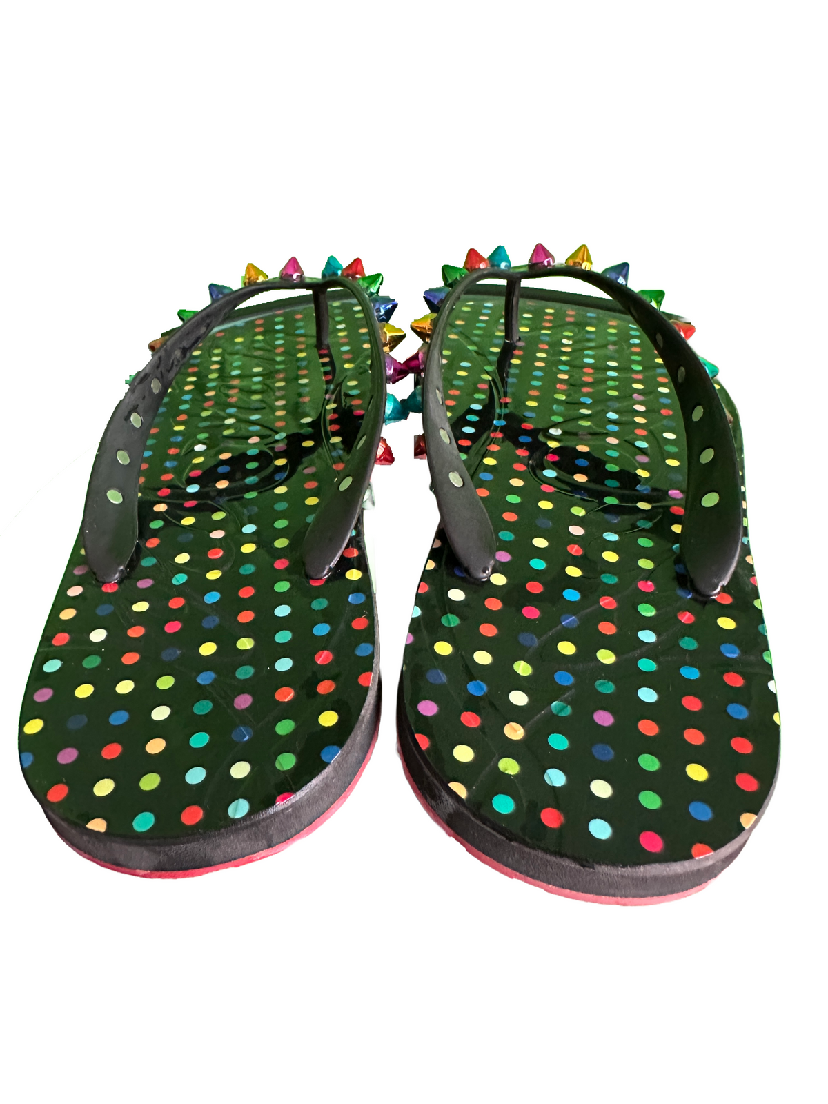 Louboutin flip spikes thong sandals - size 37