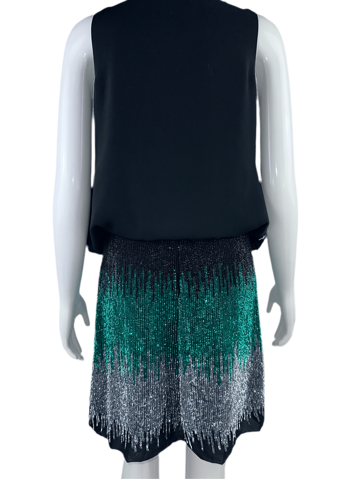 Emporio Armani sequined sleeveless top - size 38