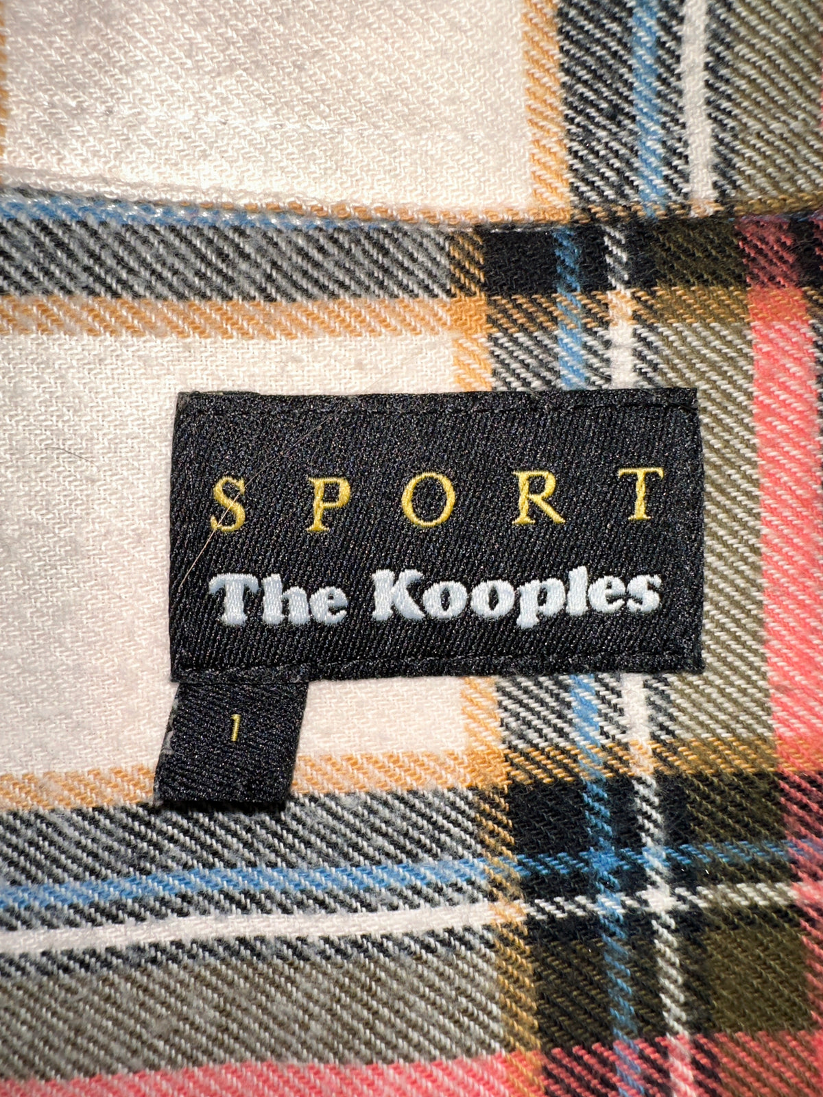 The Kooples lumberjack shirt - size 36