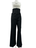 Chanel black high-waisted pants - size 34