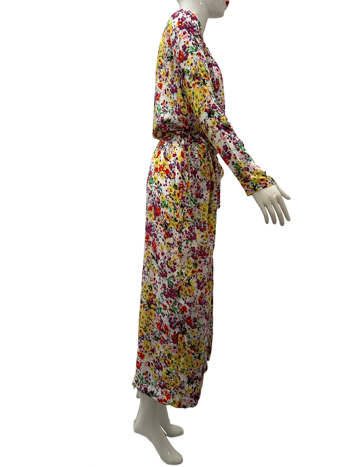 Roseanna colorful floral dress with belt - size 36