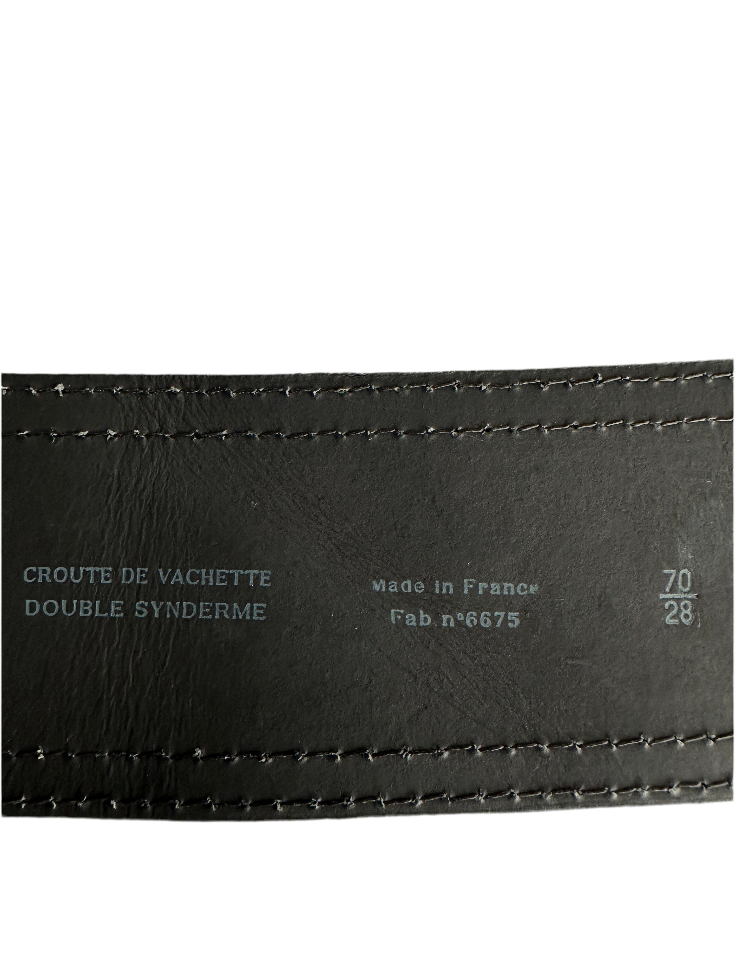 Gerard Darel wide leather waist belt