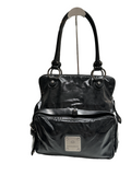 Francesco Biasia multi-pocket black bag