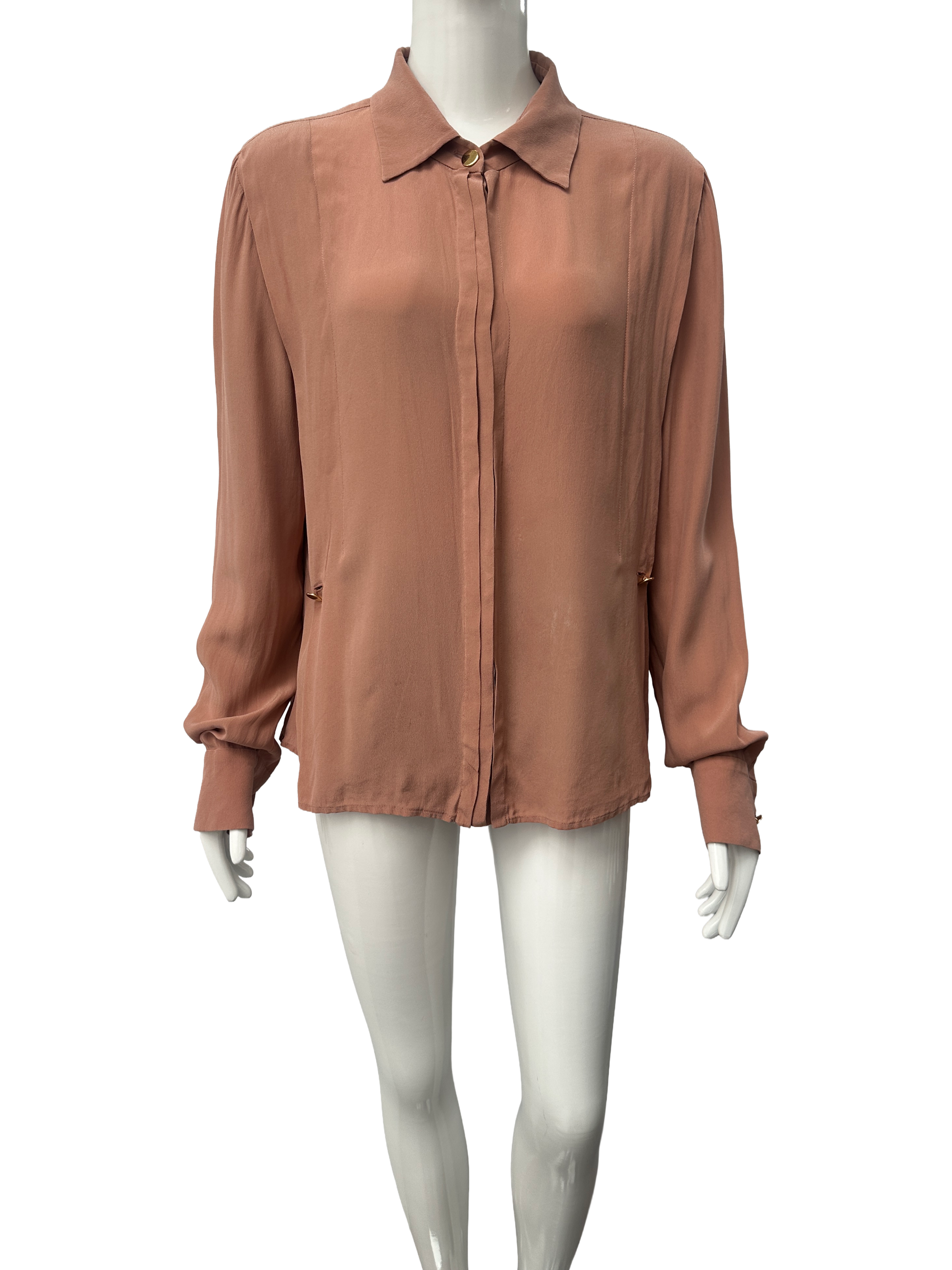 Chloe old pink silk blouse - size 42