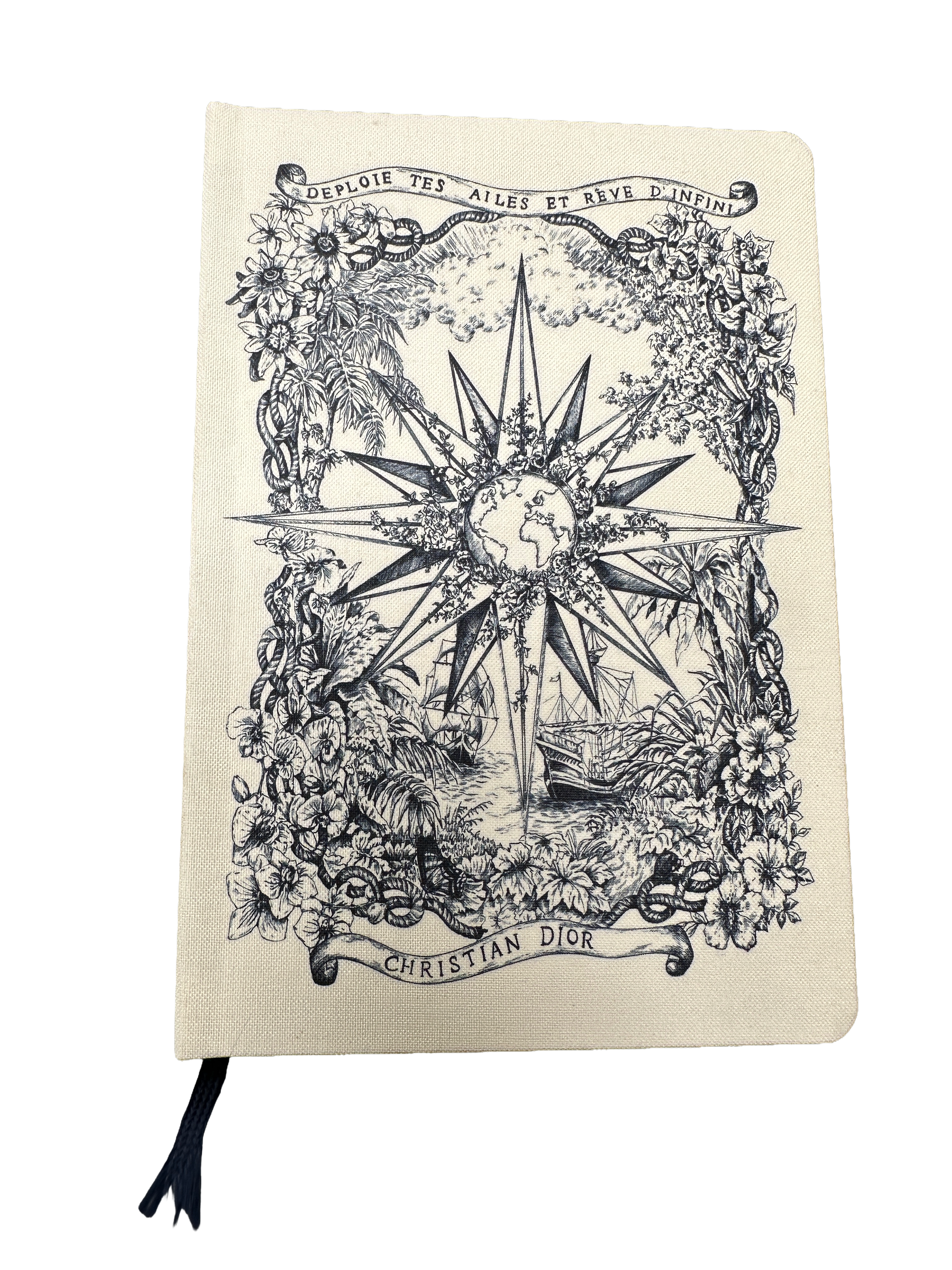 Dior notebook with blank pages