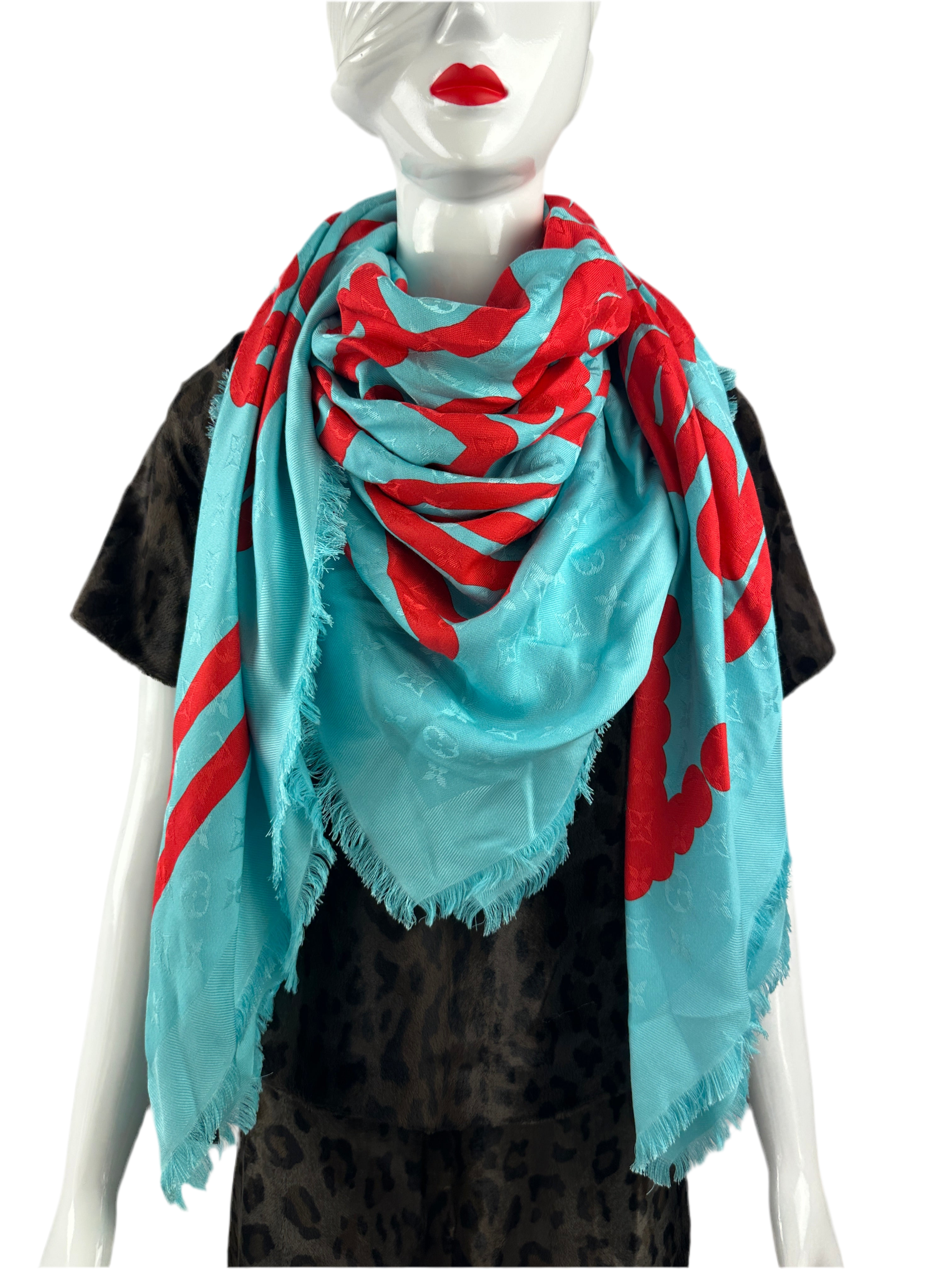 Louis Vuitton Limited Edition Jonas Wood Stole