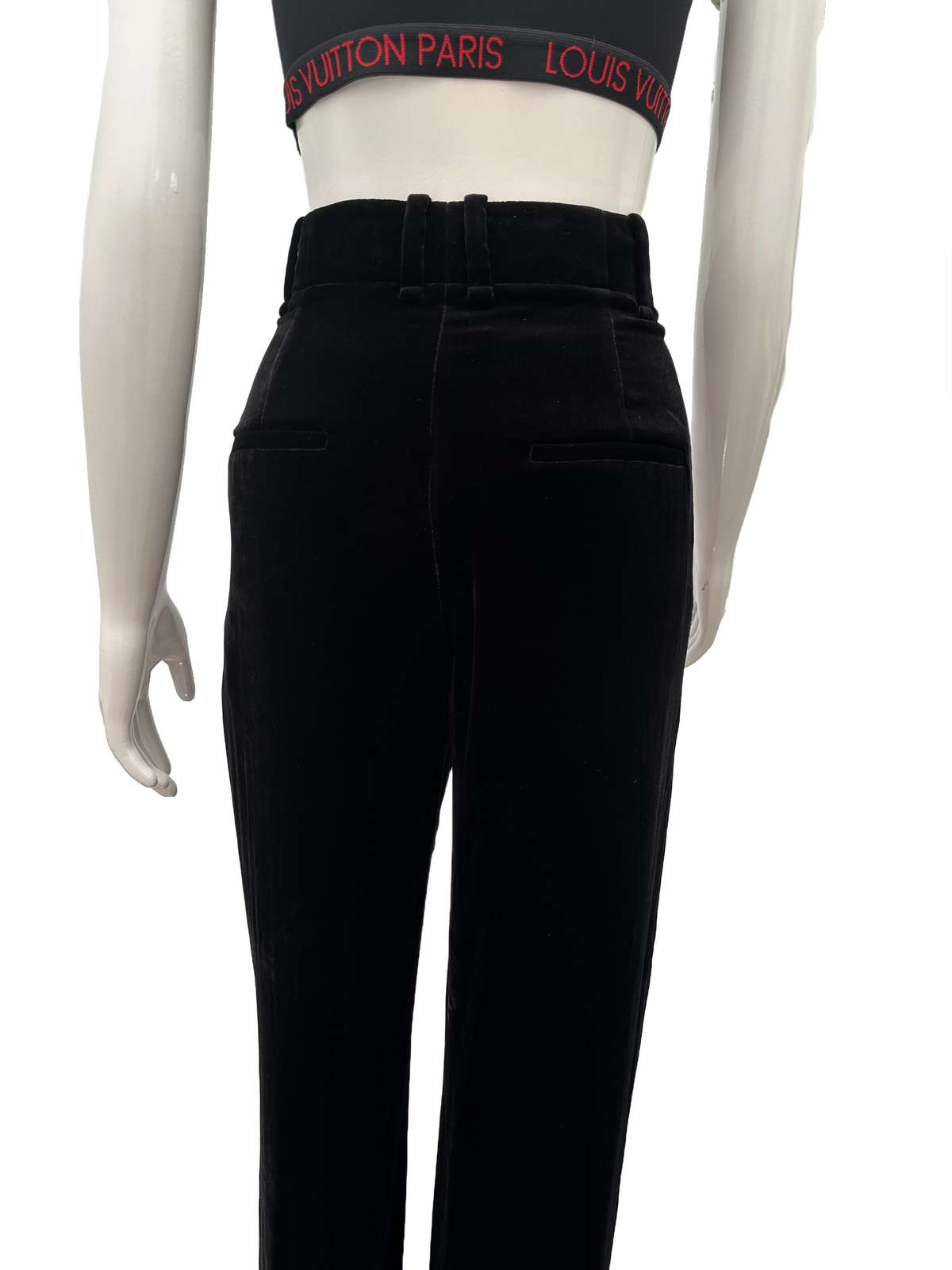 Vince black velvet pants - size 32