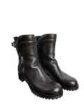 Louis Vuitton biker boots grained leather - size 36
