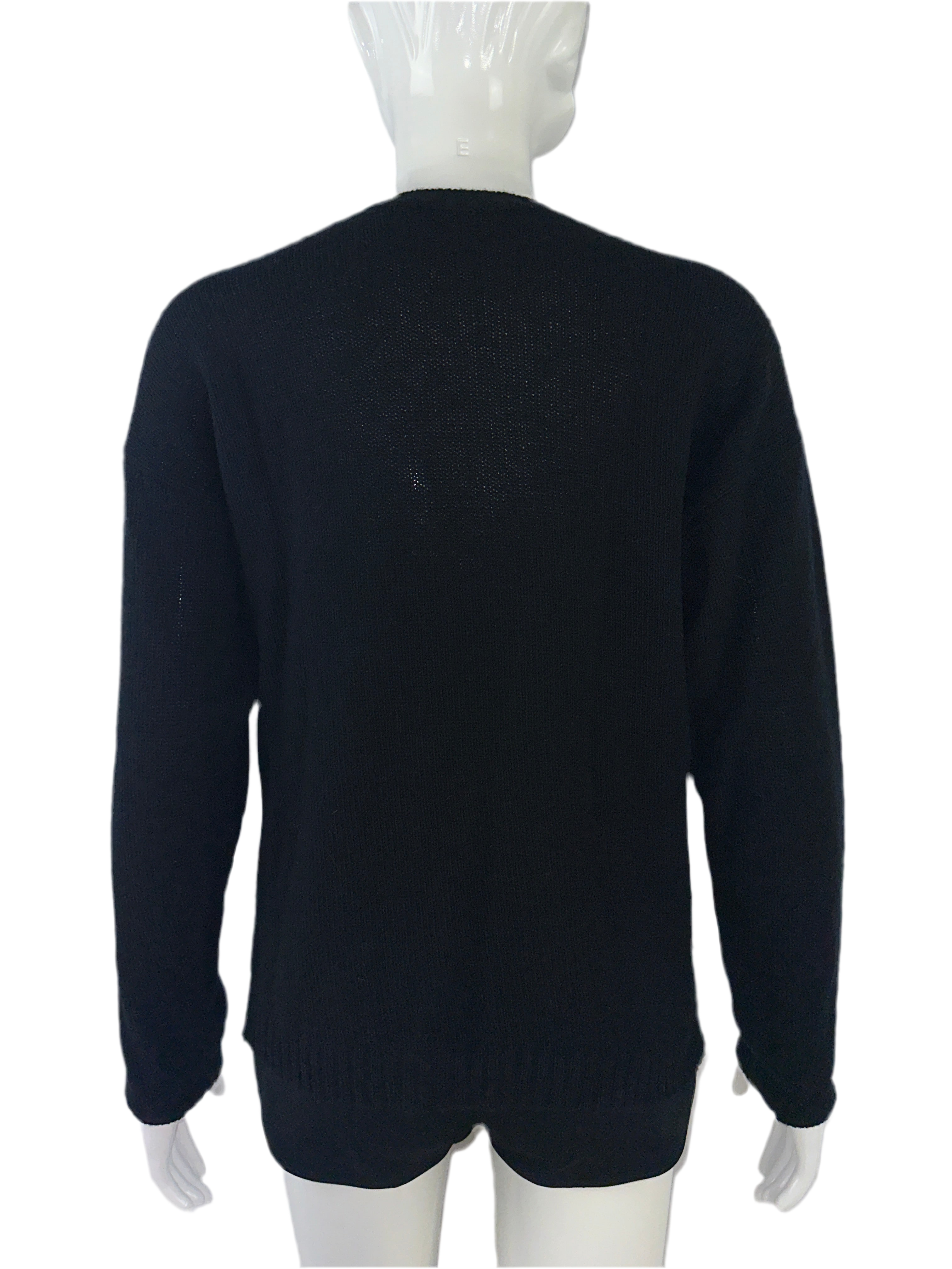 Dior blue sweater with gold sun - size 36