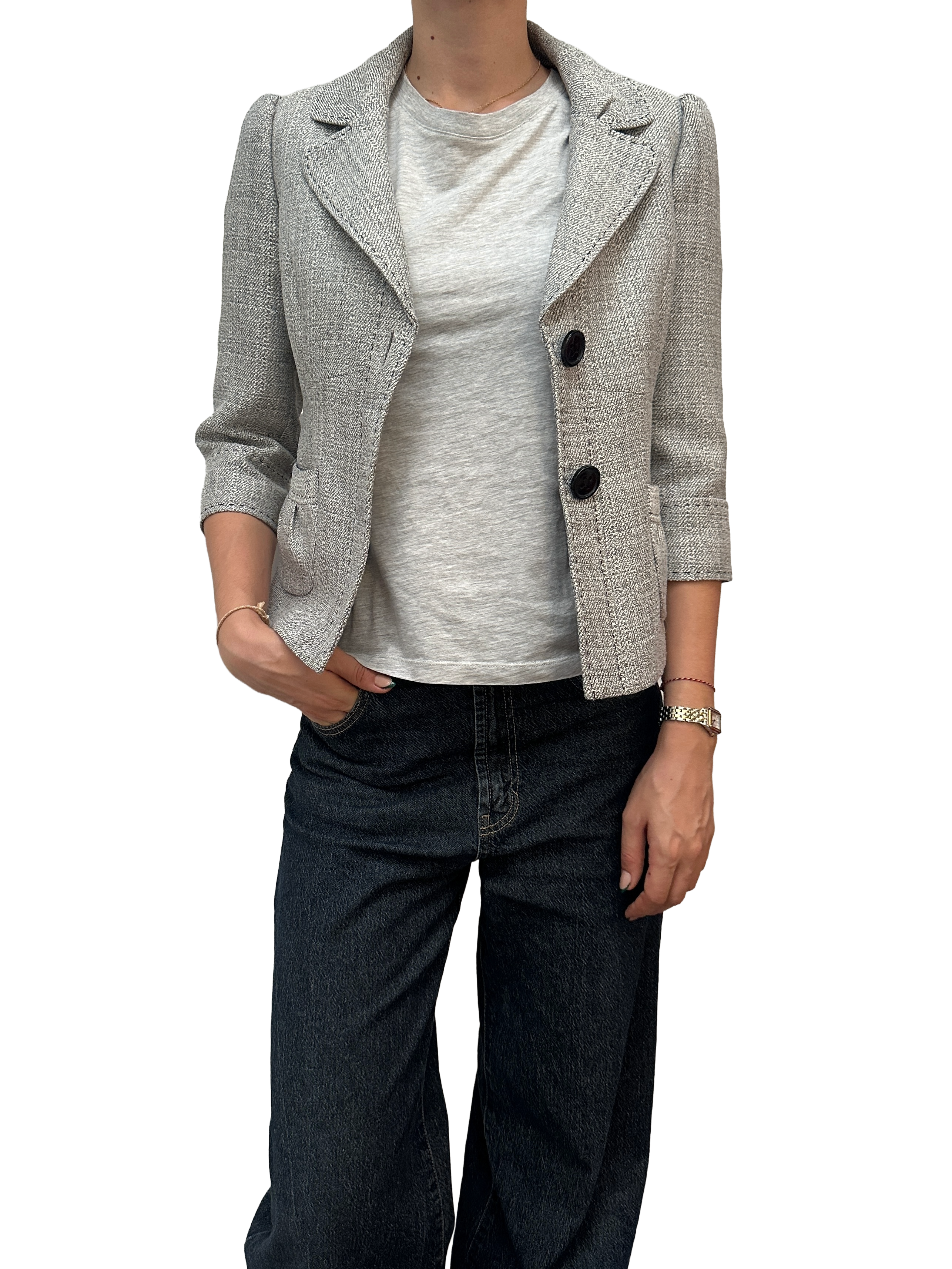 Nine West grey blazer - size 34