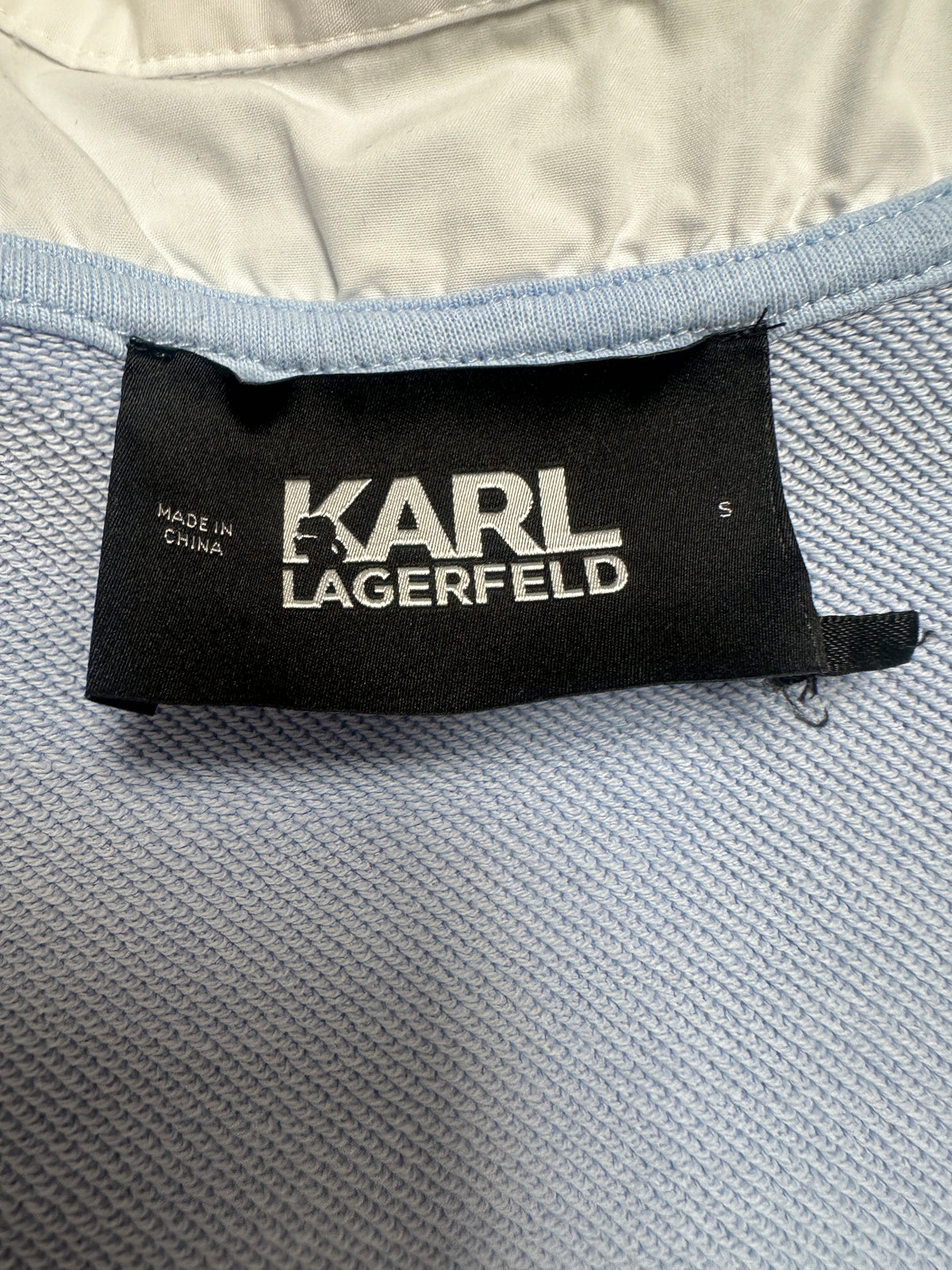 Karl Lagerfel sweater dress with fake shirt - size 36