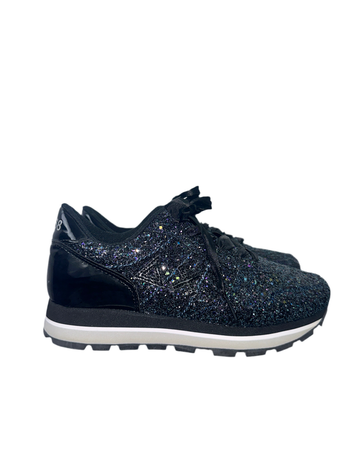 Sun 67 sneakers black glitter - size 37