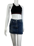 Prada denim mini skirt - size 34