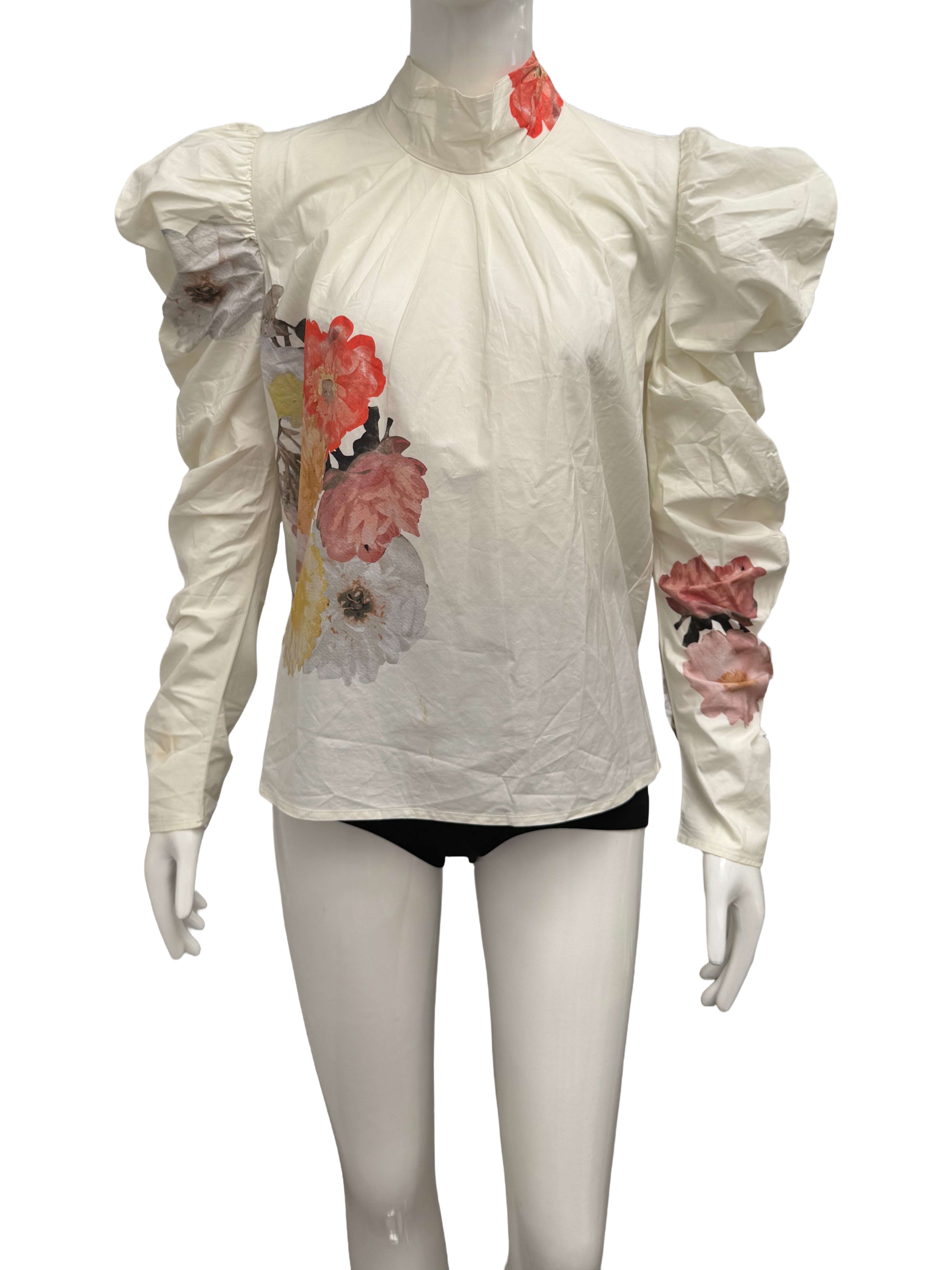 Rejina Pyo floral voluminous blouse - size 10