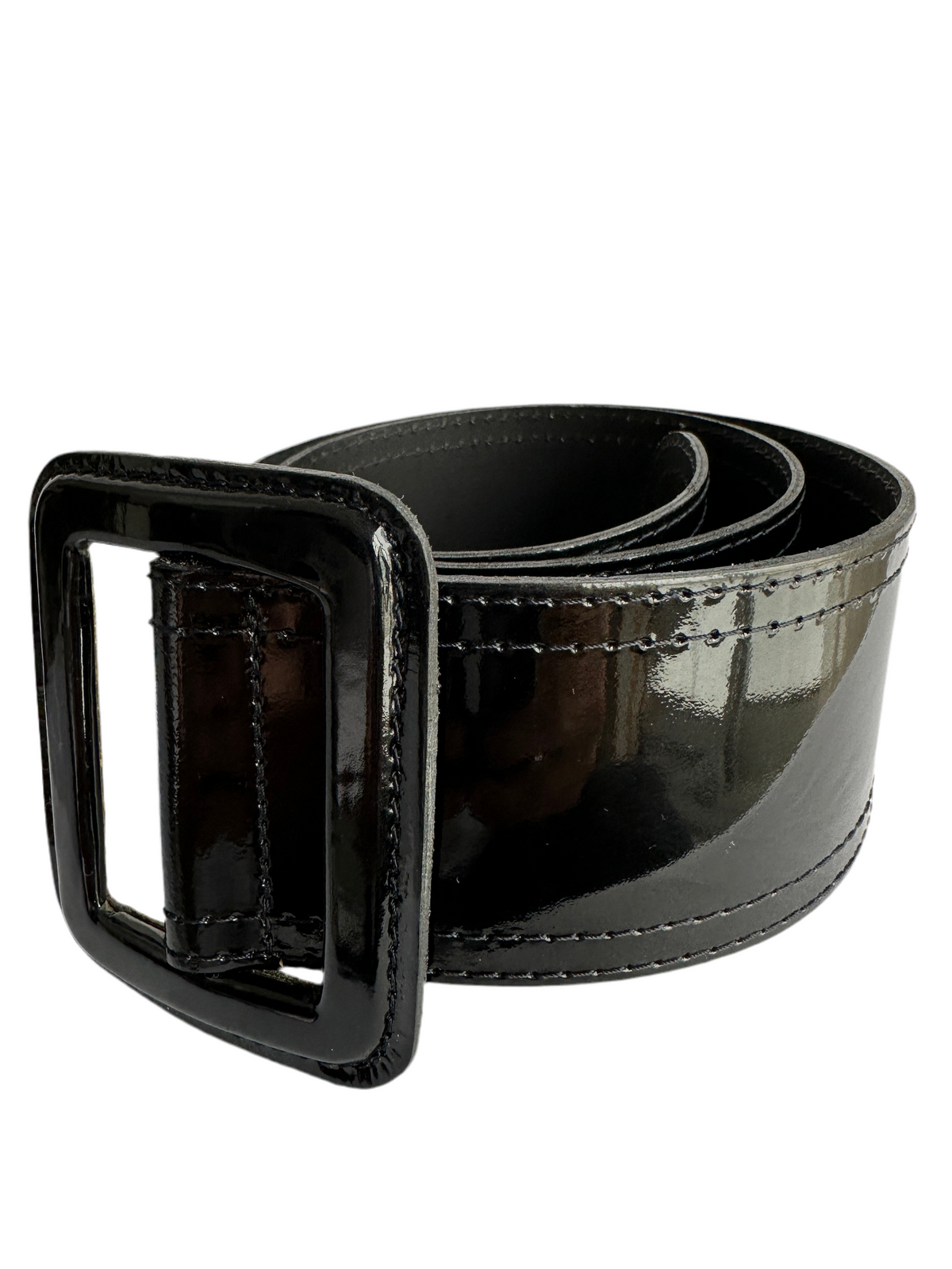 Gerard Darel wide leather waist belt