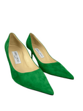 Jimmy Choo Aurora pumps in green patente suede - size 36