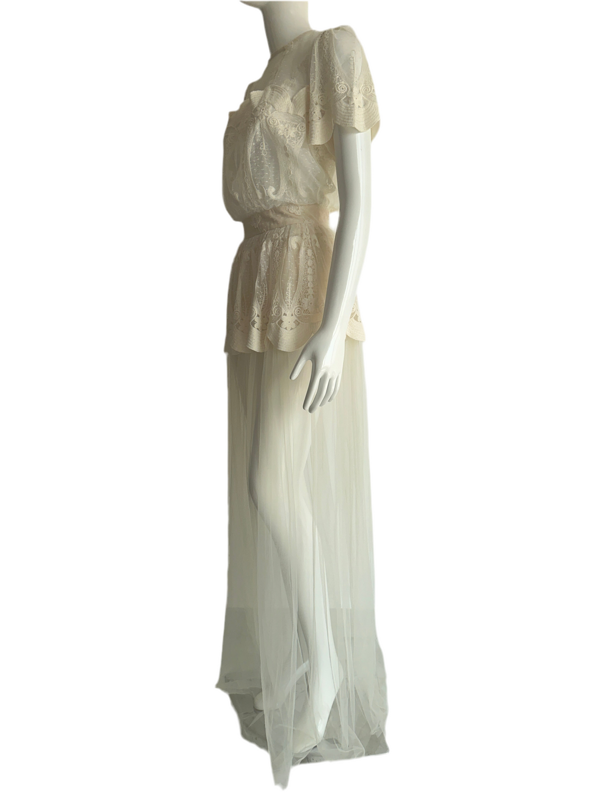 Elisabetta Franchi cream Abito dress - size 40