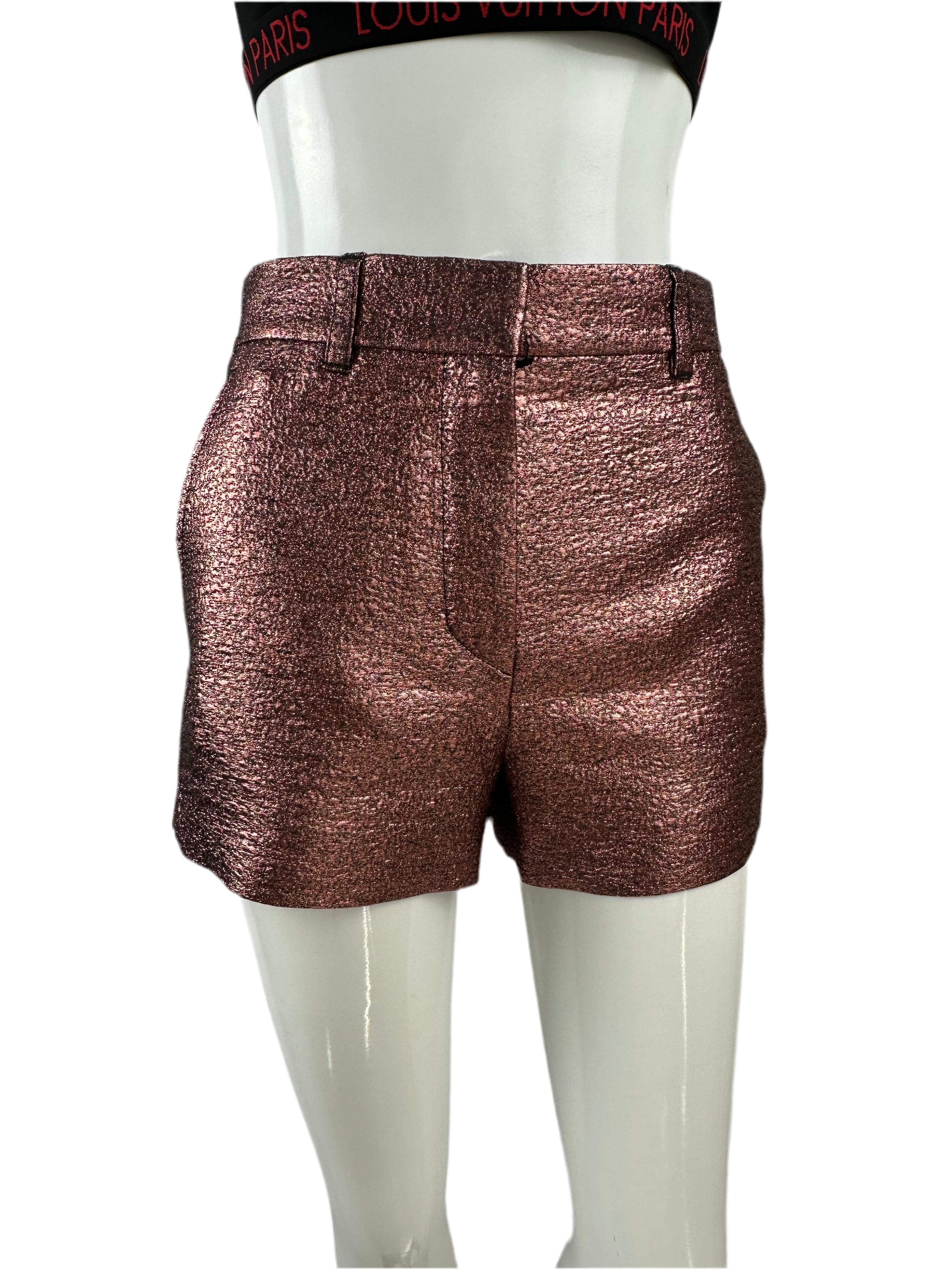 Louis Vuitton Mini short Metallic  - size 34FR