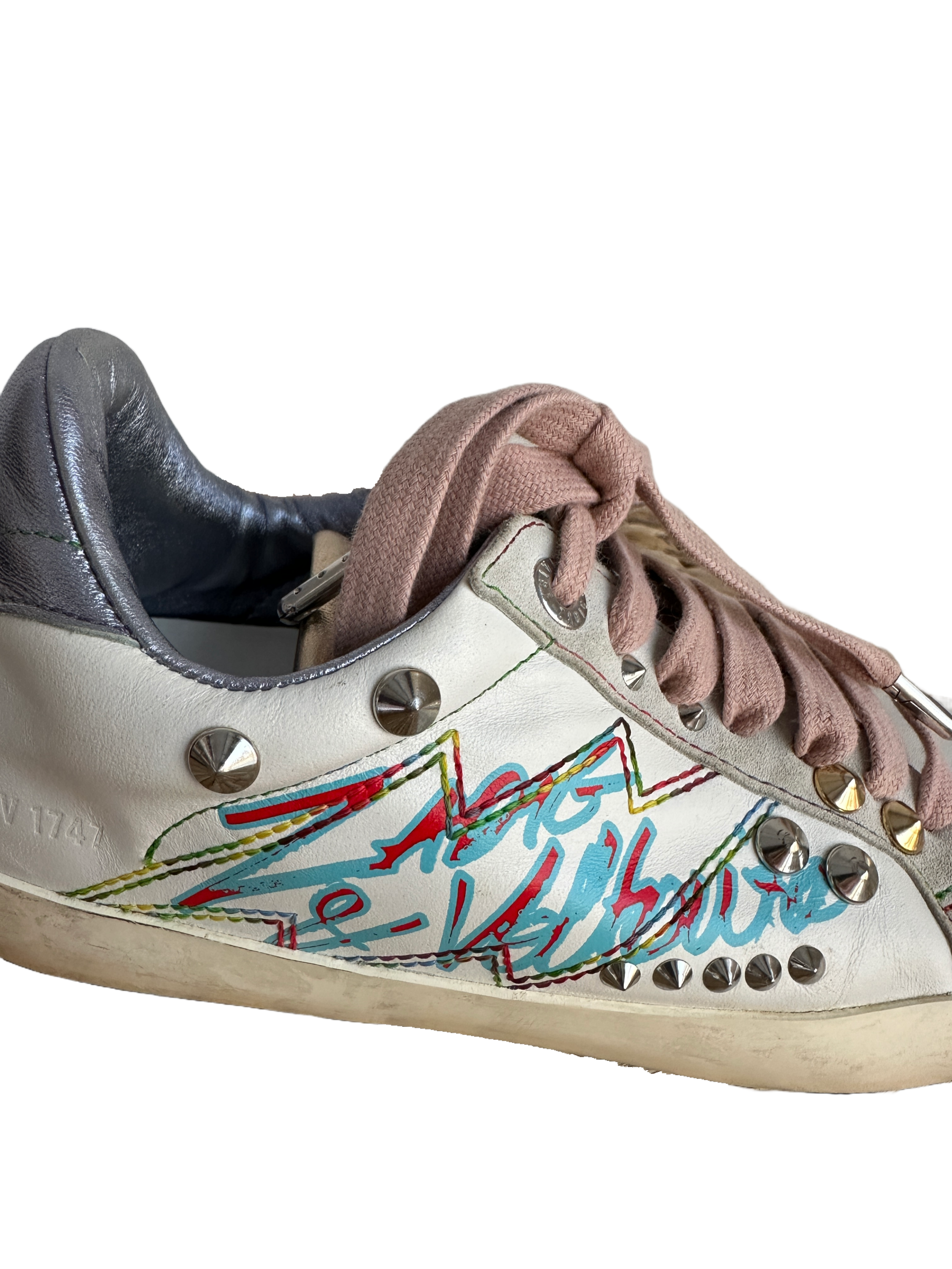 Zadig&Voltaire white sneakers - size 37