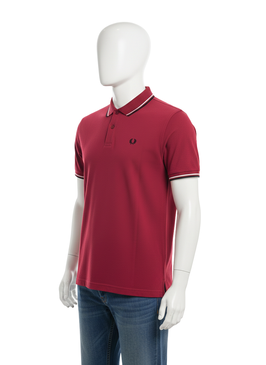 Fred Perry red classic polo shirt - size XL