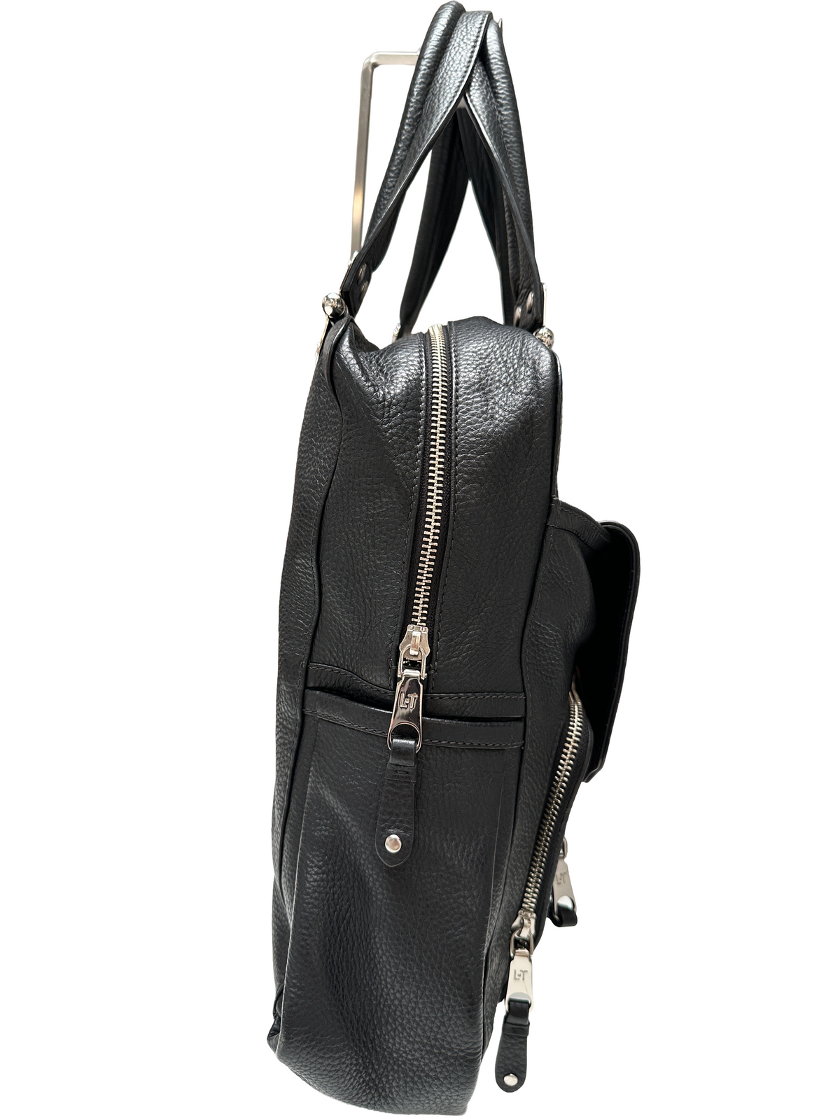 Le Tanneur multi-pocket black bag