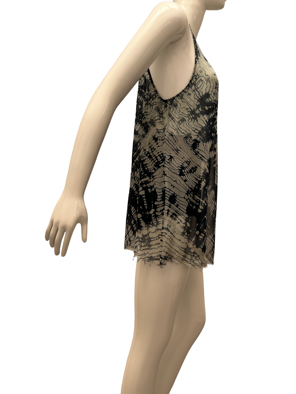 Raquel Allegra grey and blue tank top- size 36
