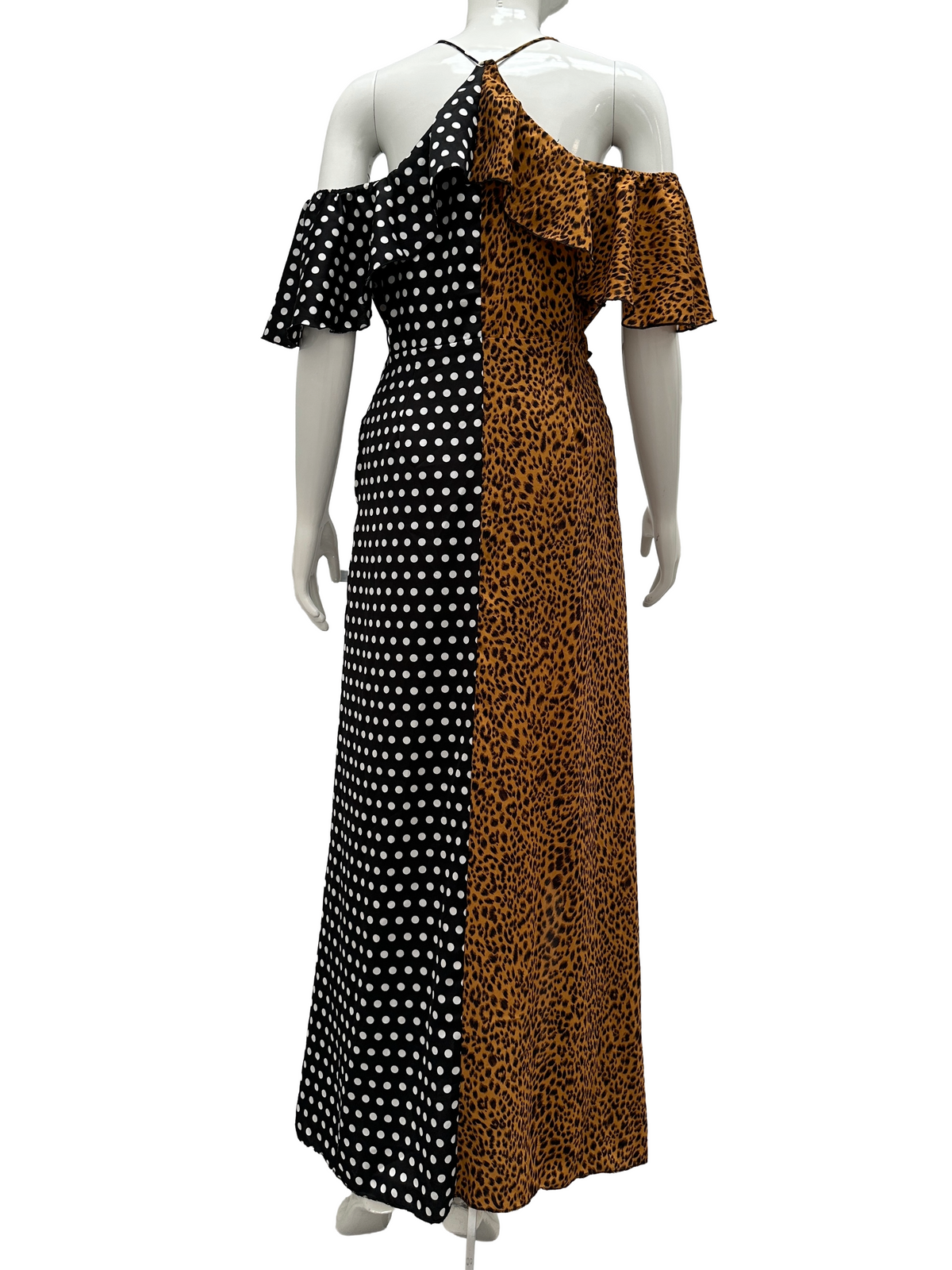 U leopard and polka-dot dress - size 36