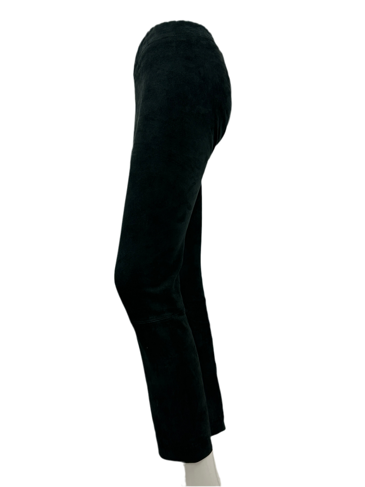 The Row black suede pants with elastic waistband - size 36