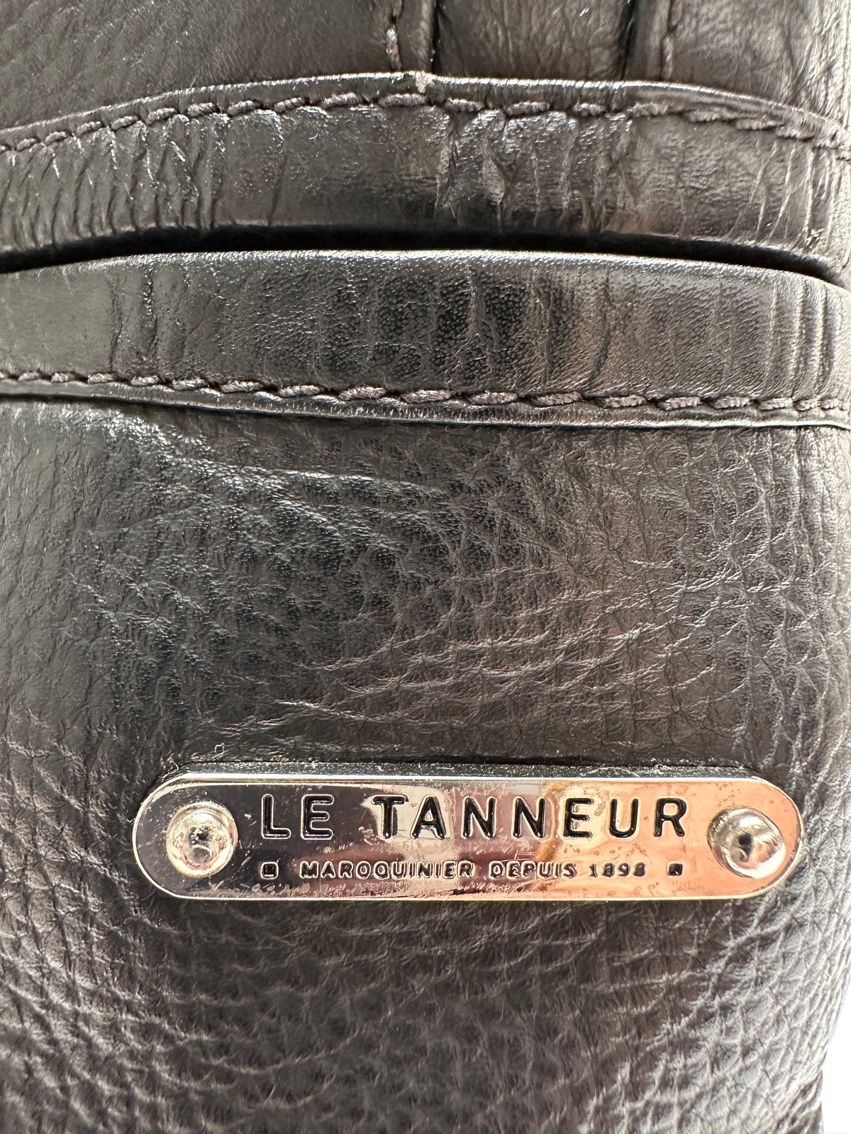 Le Tanneur multi-pocket black bag